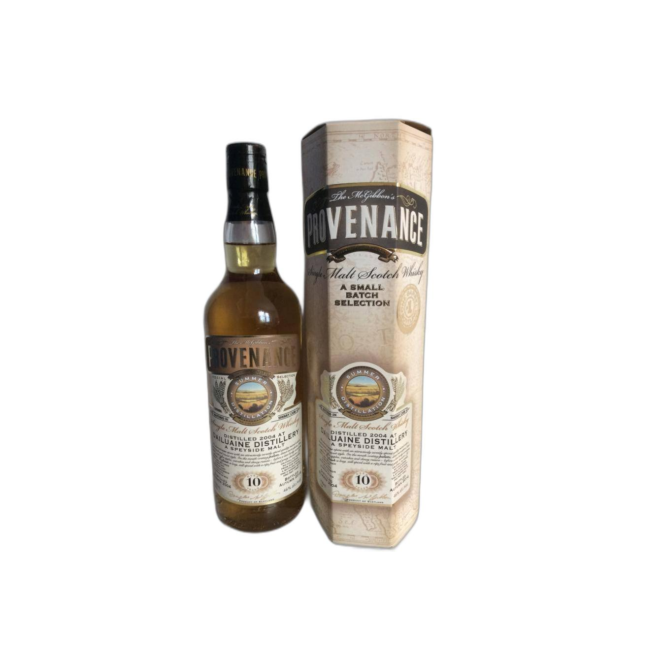 Dailuaine McGibbon's Provenance 2004 10 Years Single Malt Whisky 3