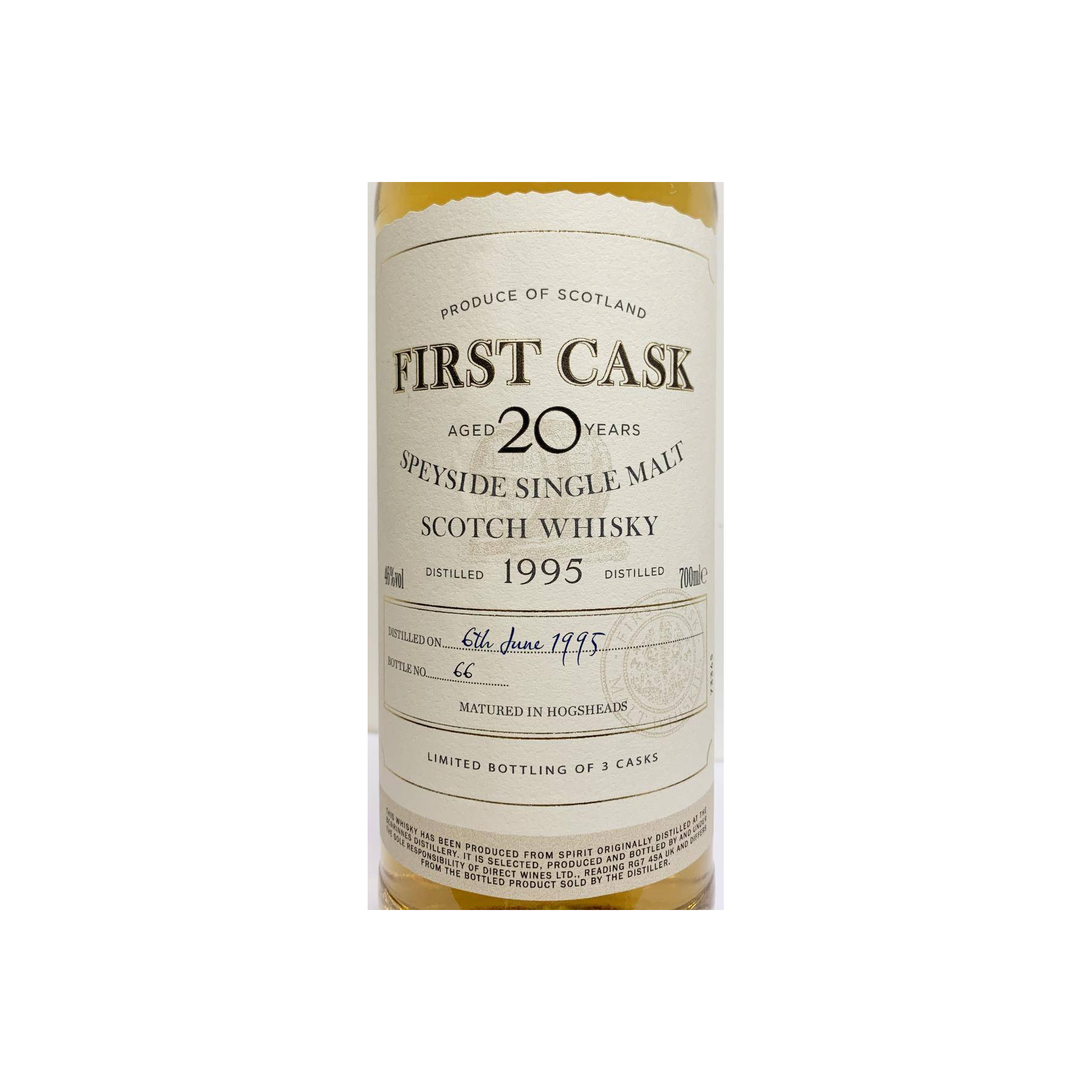 Benrinnes 1995 20 Years Single Malt Whisky 2