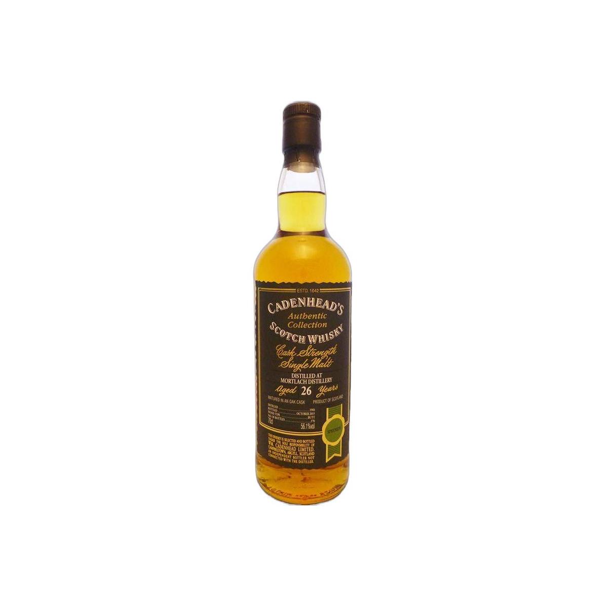 Mortlach Authentic Collection 1988 26 Years Single Malt Whisky 2