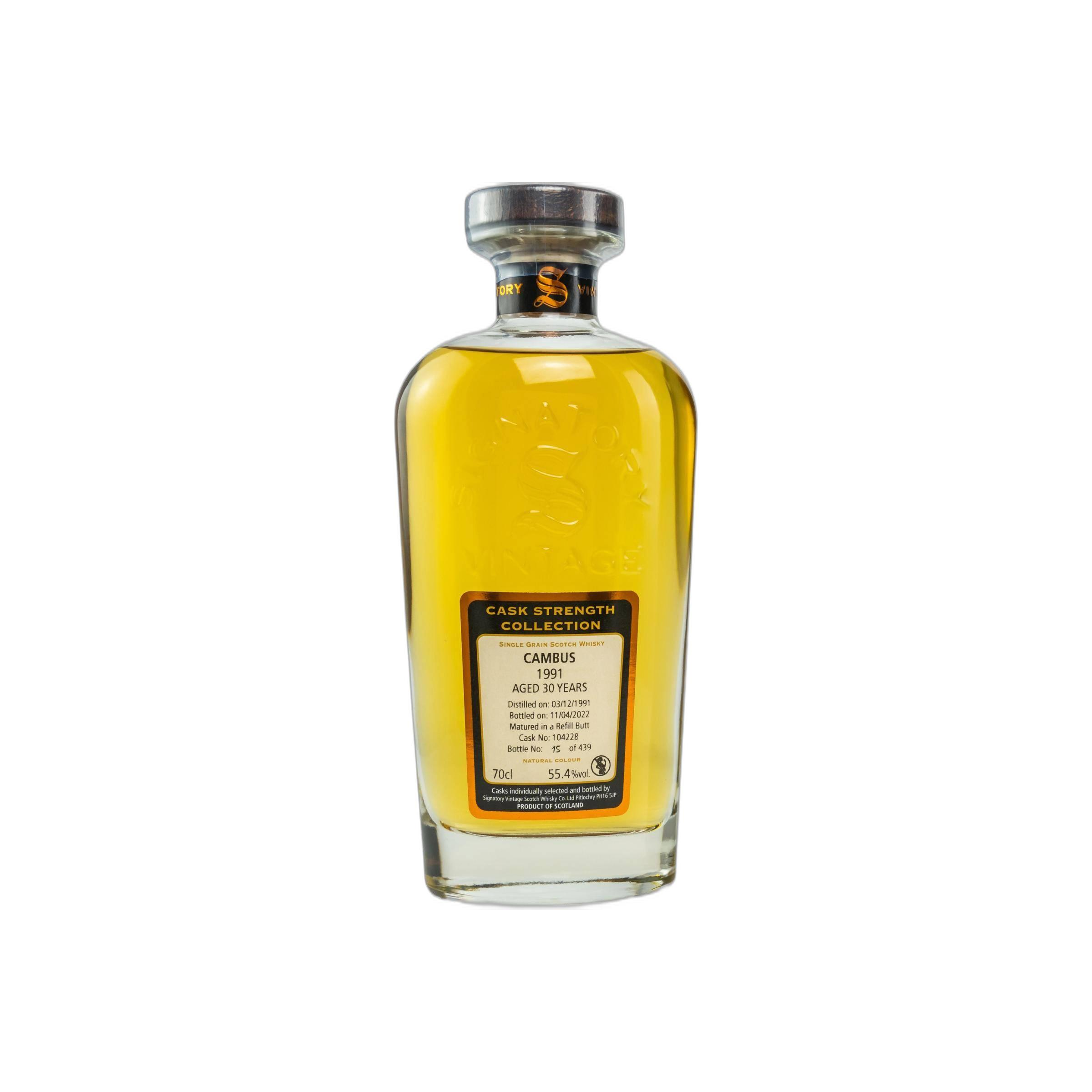 Cambus Cask Strength Collection 1991 30 Years Single Grain Whisky