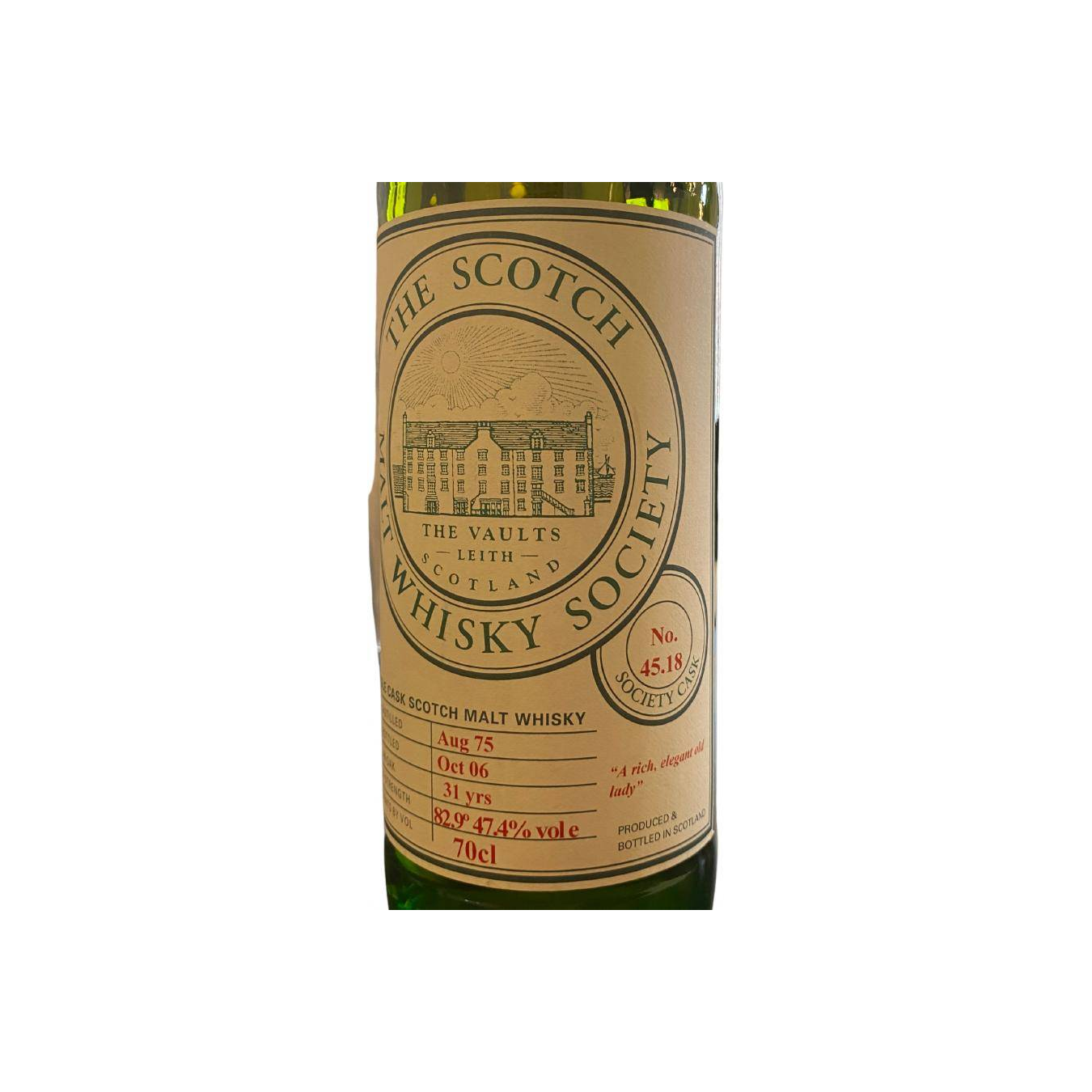 The Scotch Malt Whisky Society 1975 31 Years Single Malt Whisky 2