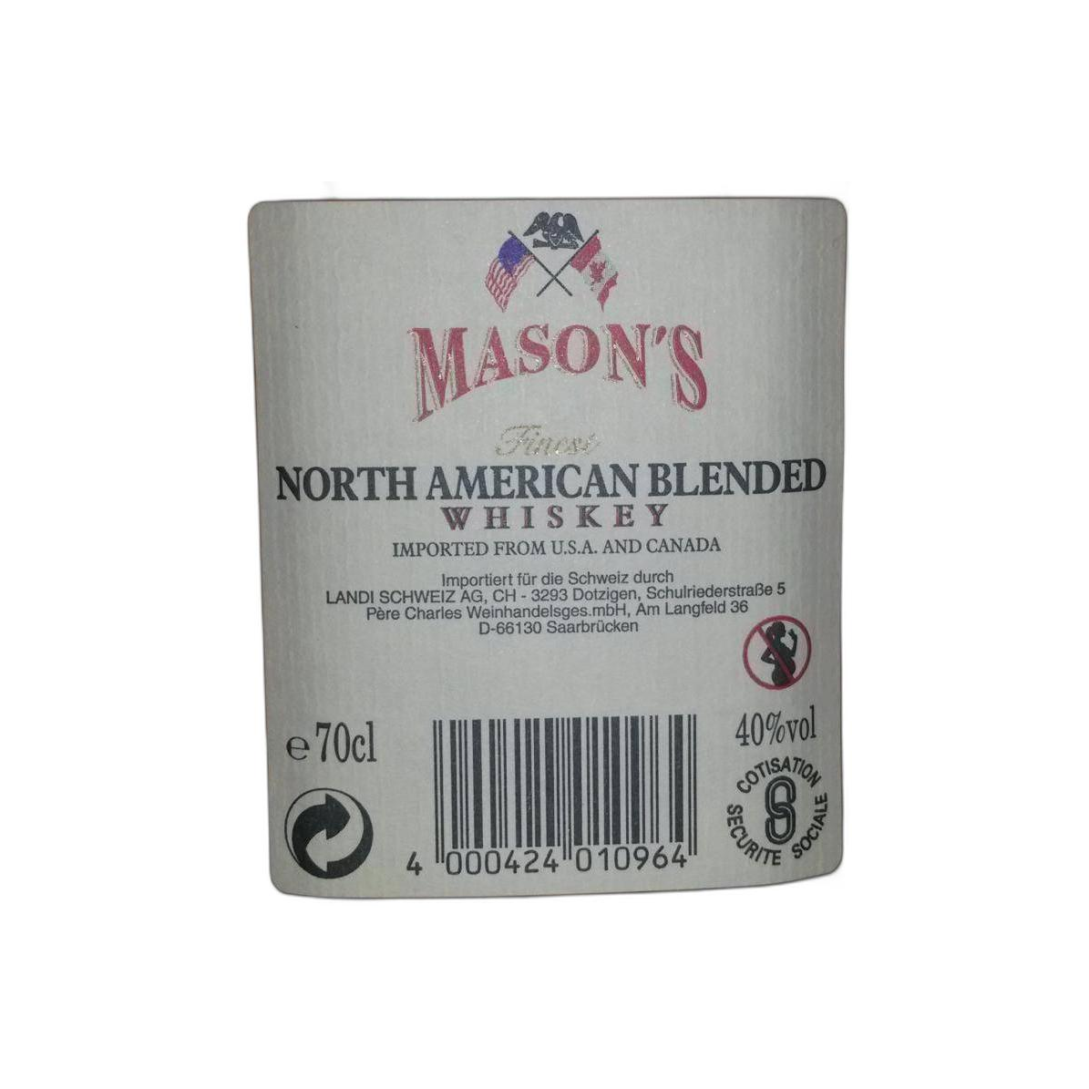 Mason's Finest North American Blended Whiskey 3
