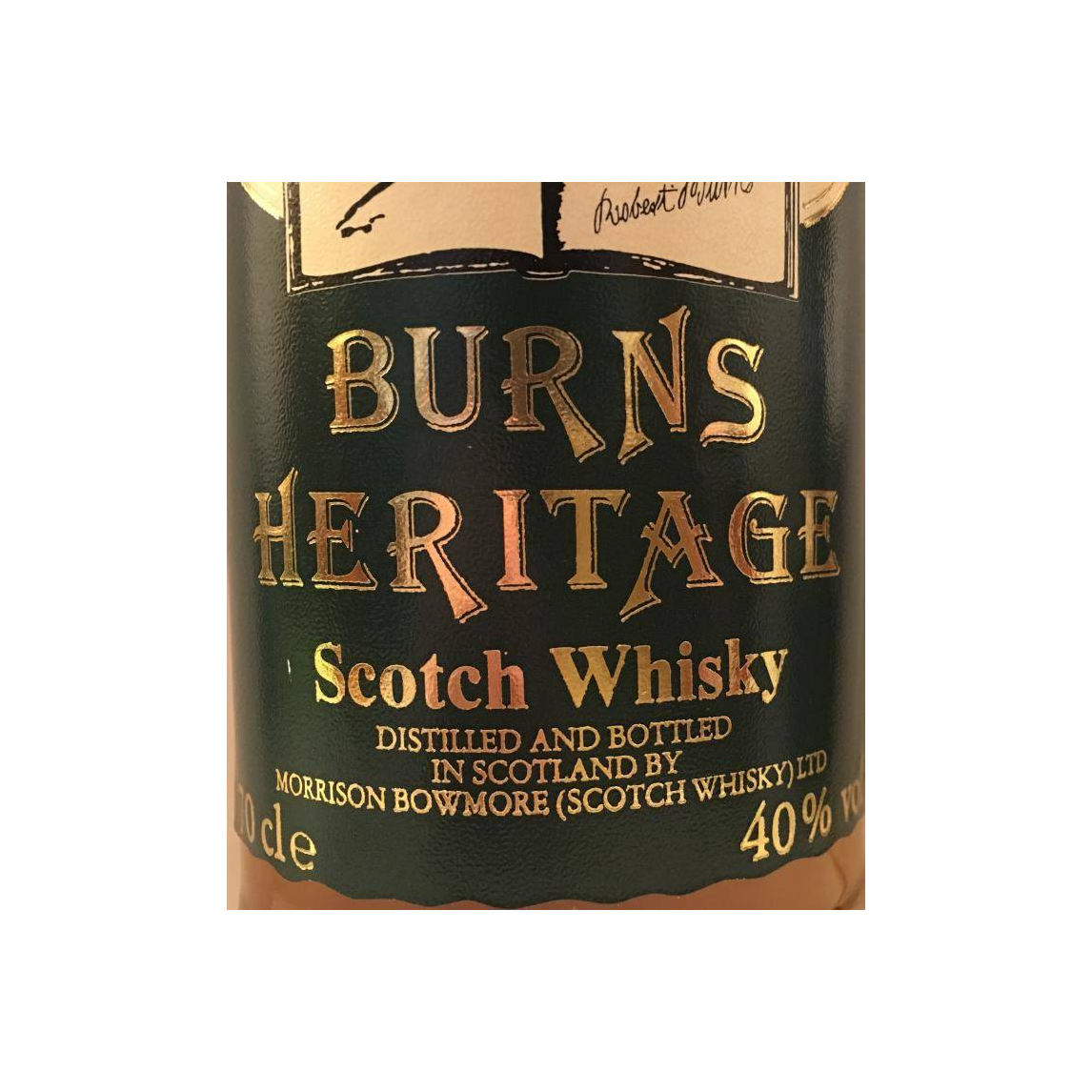 Burns Heritage Scotch Whisky 2