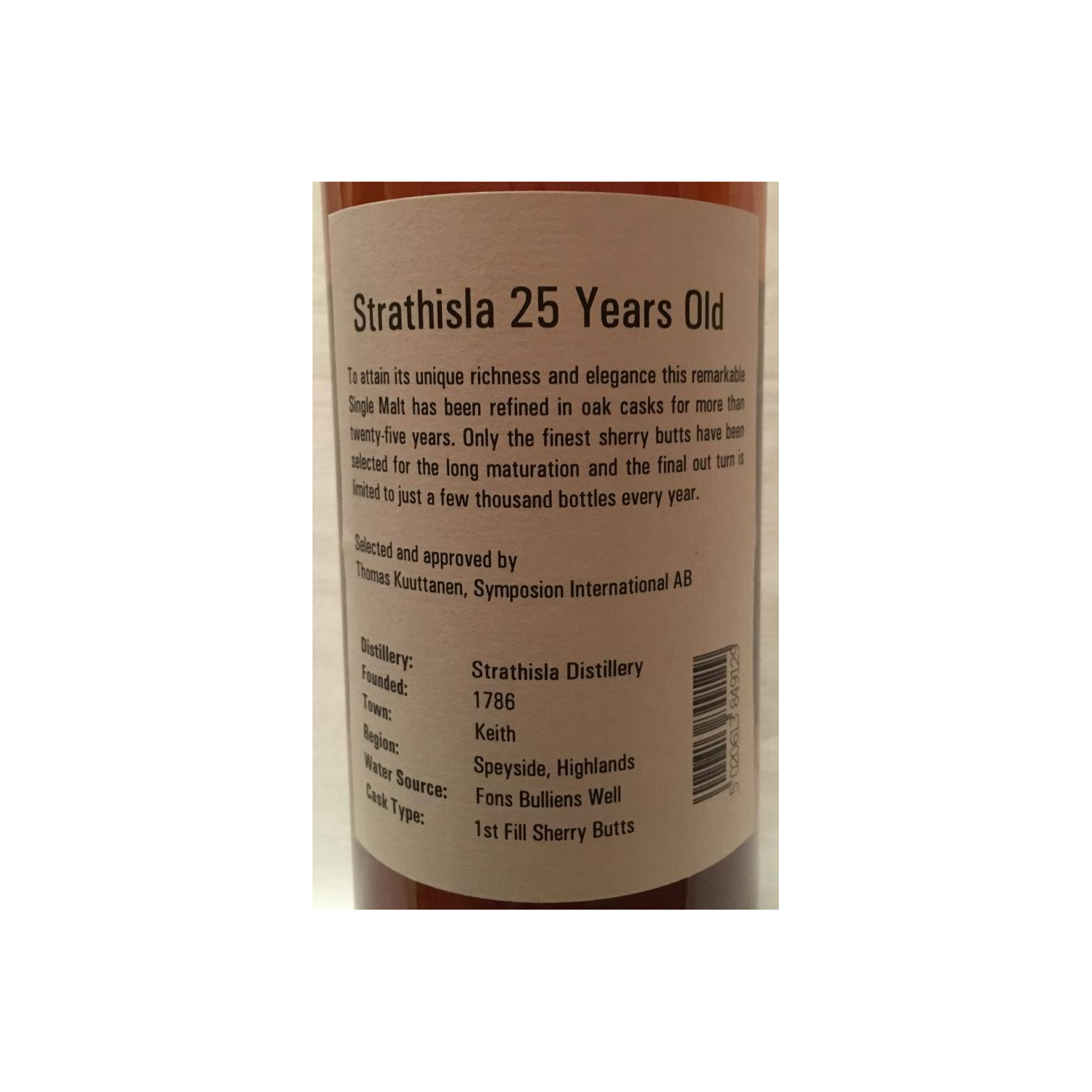 Strathisla 25 Years Single Malt Whisky 2