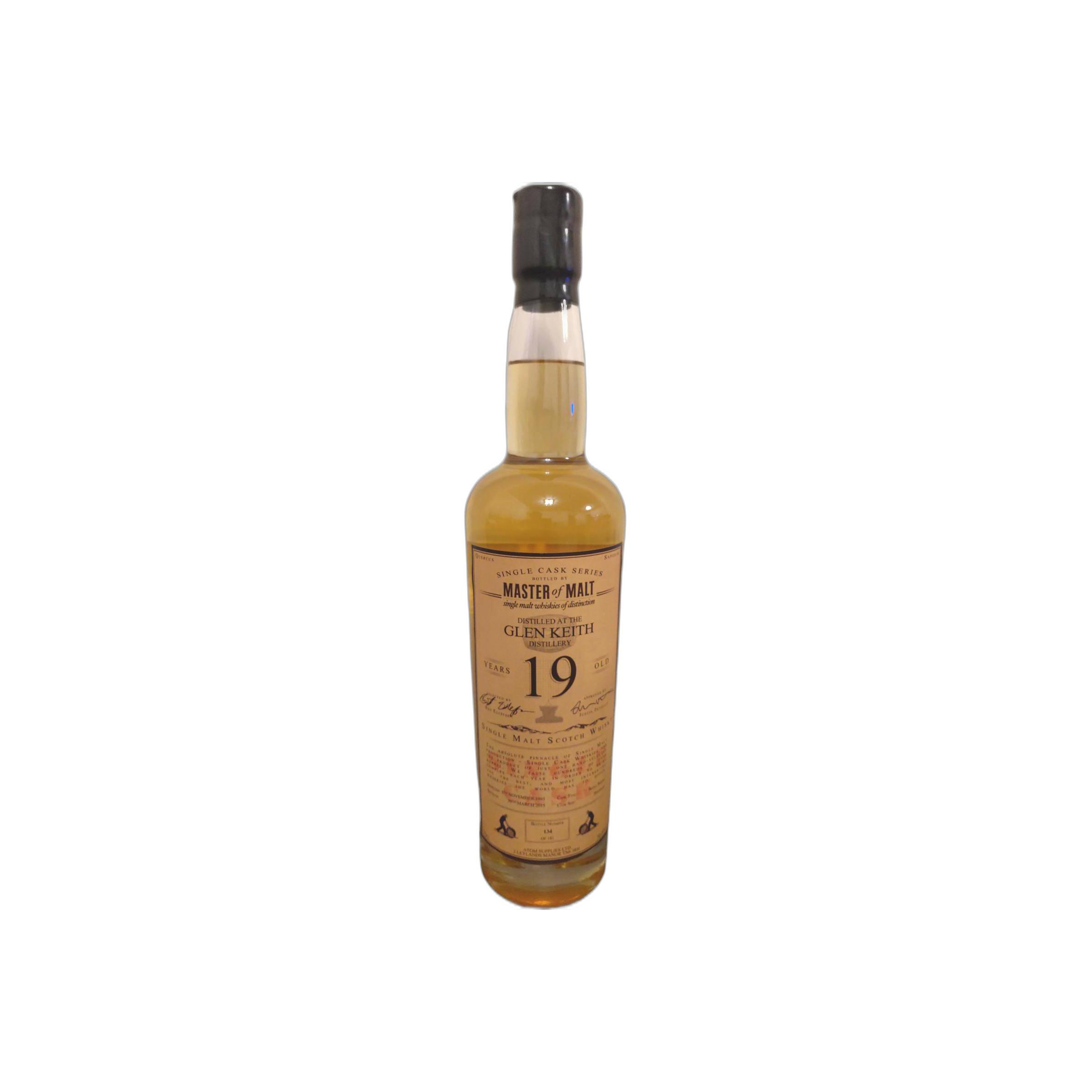 Glen Keith Single Cask 1995 19 Years Single Malt Whisky