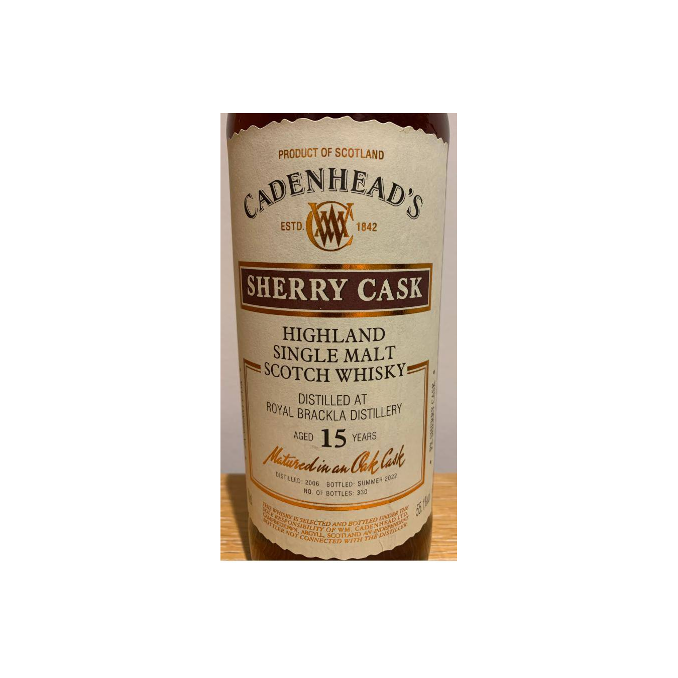 Royal Brackla Authentic Collection 2006 15 Years Single Malt Whisky 2