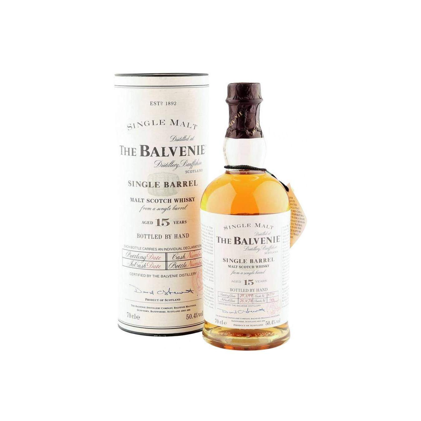 The Balvenie Single Cask 1978 15 Years Single Malt Whisky