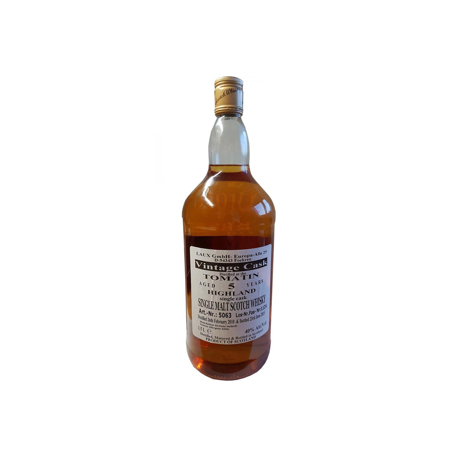 Tomatin 2010 5 Years Single Malt Whisky