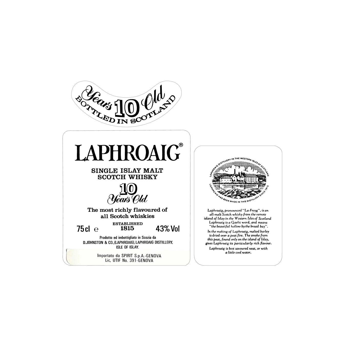 Laphroaig 10 Years Single Malt Whisky