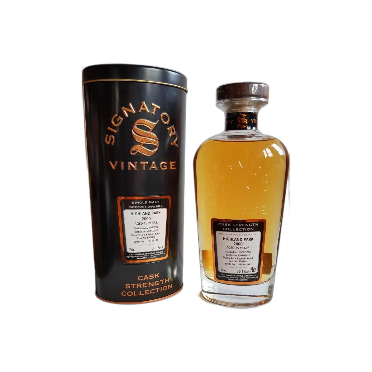 Highland Park Cask Strength Collection 2000 15 Years Single Malt Whisky 2