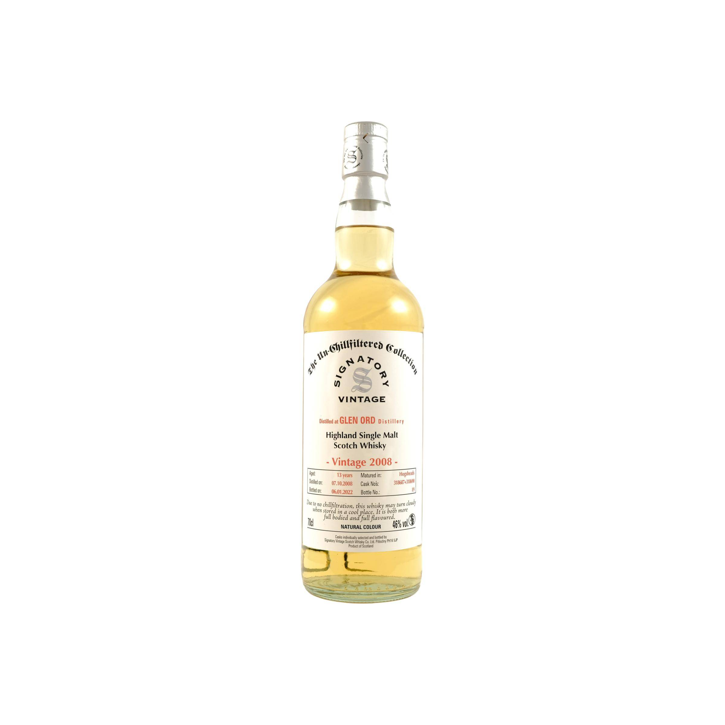 Glen Ord The Un-Chillfiltered Collection 2008 13 Years Single Malt Whisky
