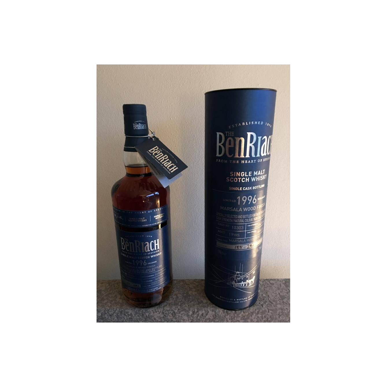 BenRiach Individual Cask Bottling 1996 19 Years Single Malt Whisky 3