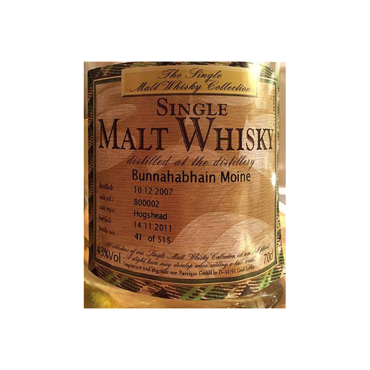 Bunnahabhain 2007 3 Years Single Malt Whisky 2