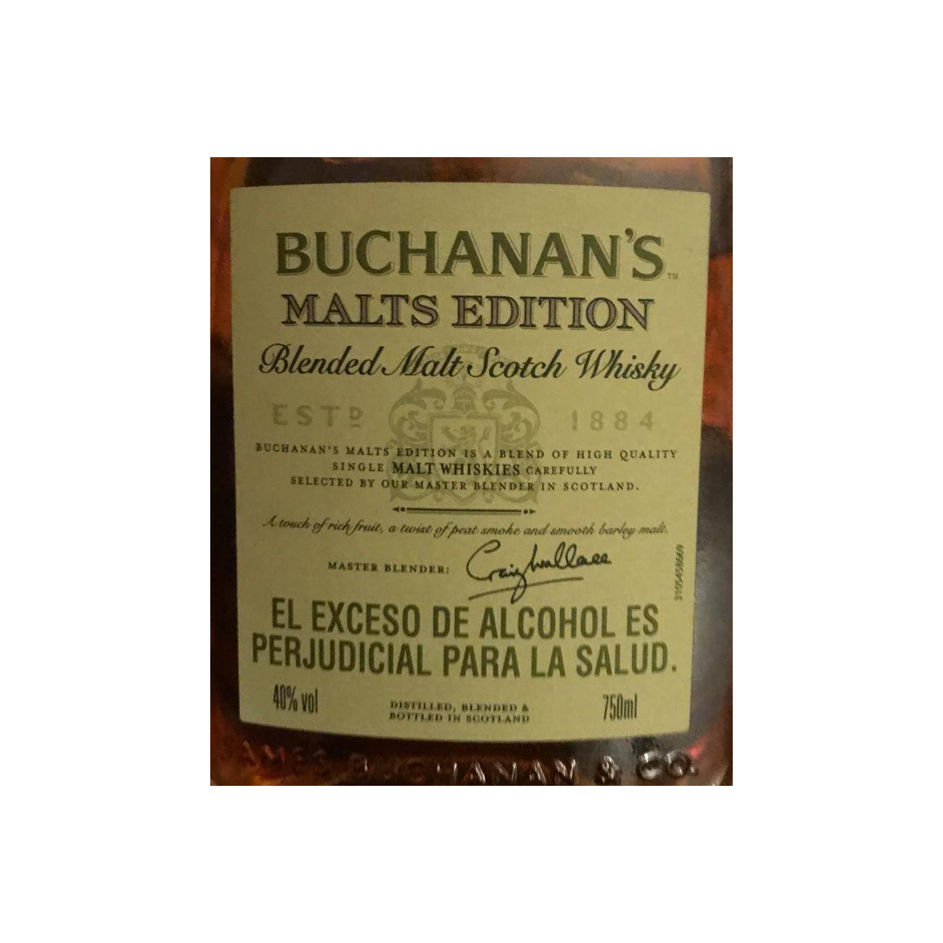 Buchanan's Malts Edition