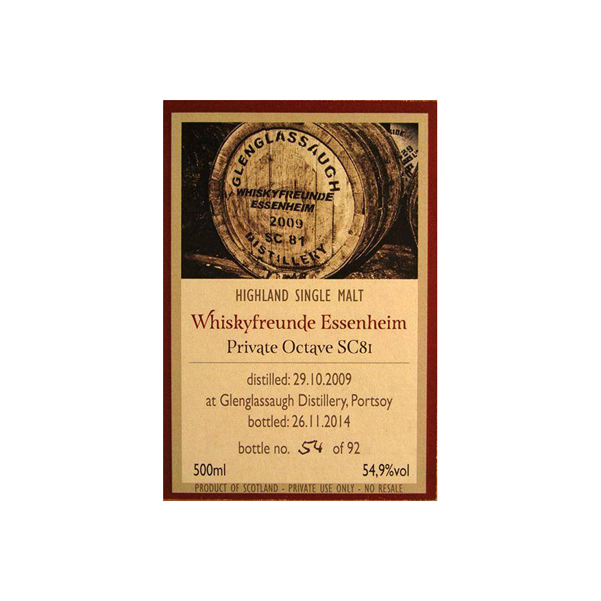 Glenglassaugh 2009 5 Years Single Malt Whisky 2