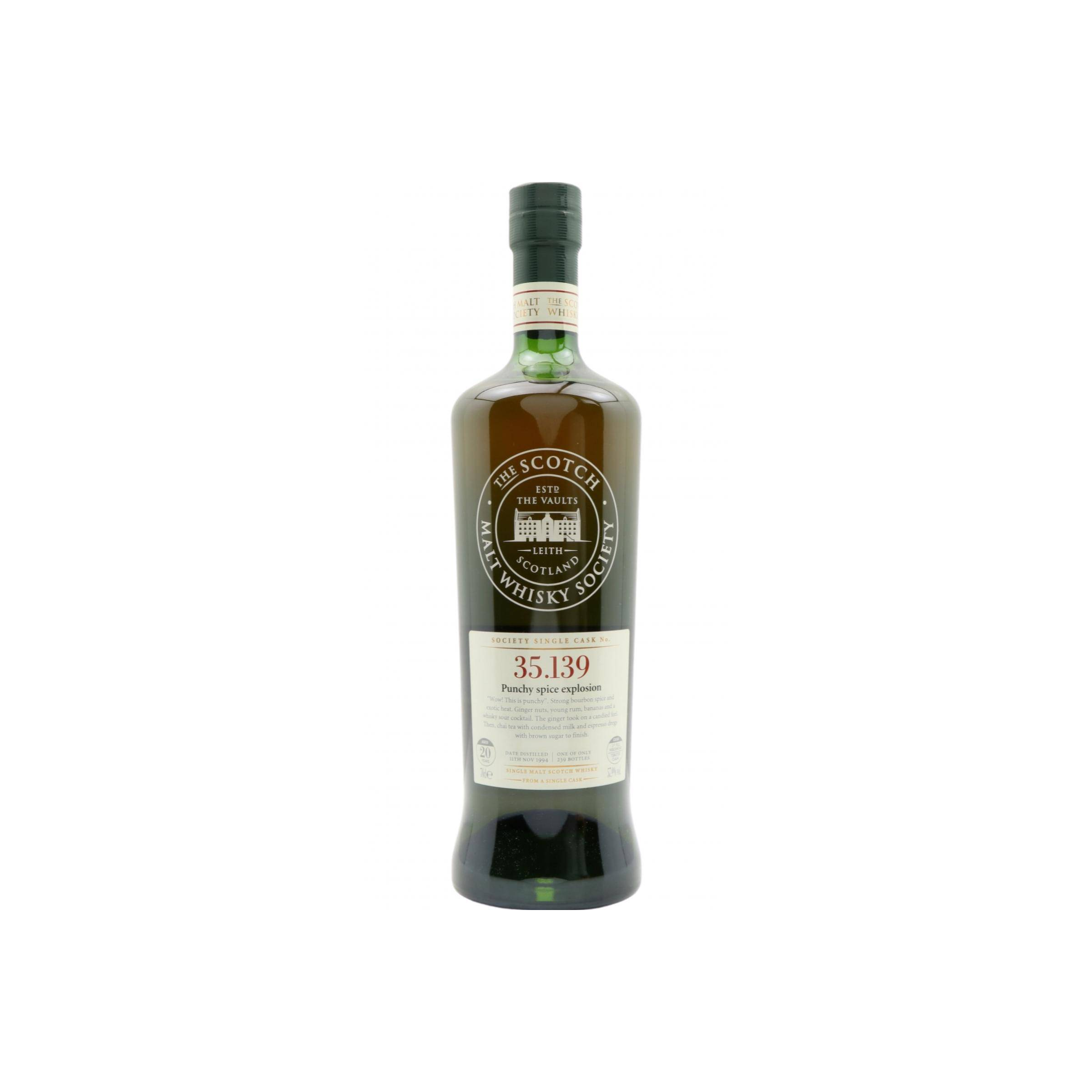 The Scotch Malt Whisky Society 1994 20 Years Single Malt Whisky