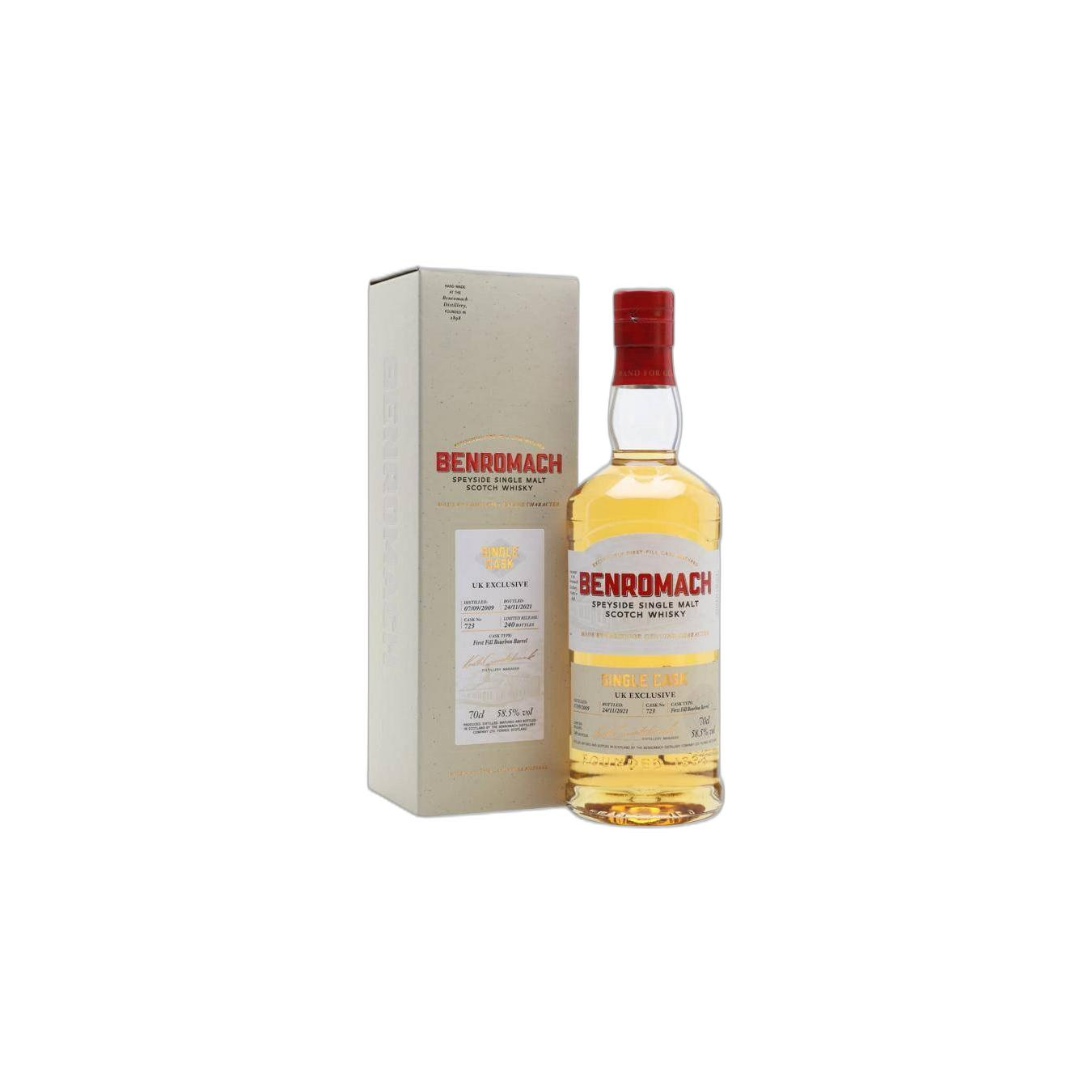 Benromach Single Cask 2009 12 Years Single Malt Whisky 2