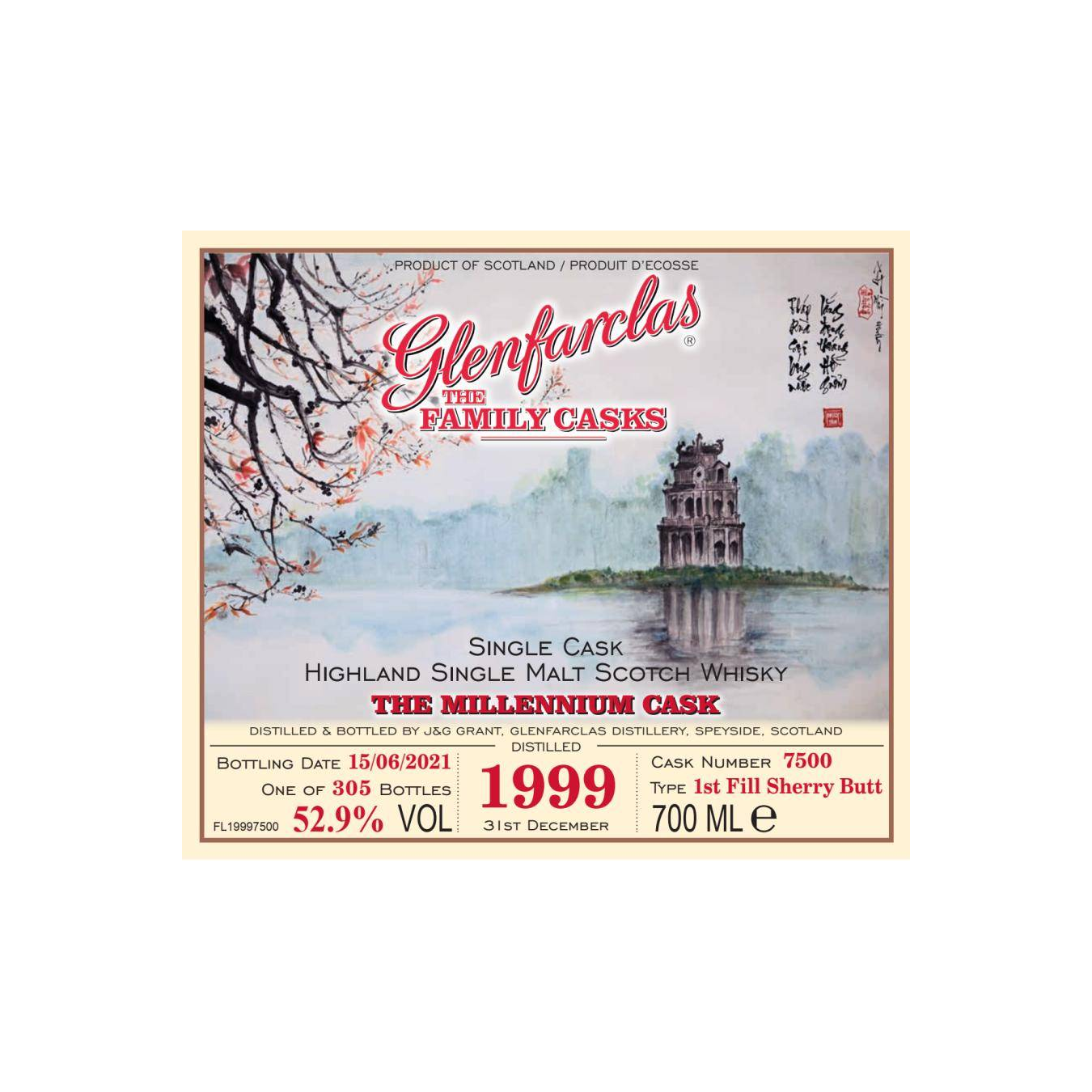 Glenfarclas 1999 21 Years Single Malt Whisky