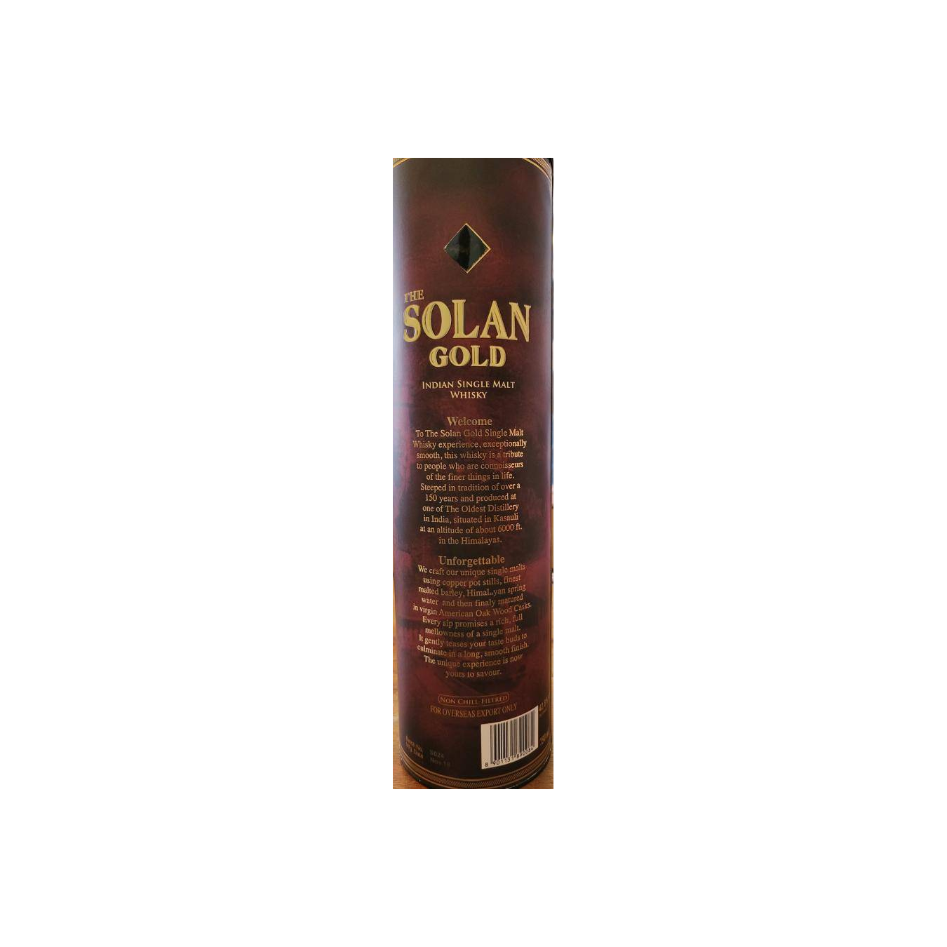 The Solan Gold Indian Single Malt Whisky 3