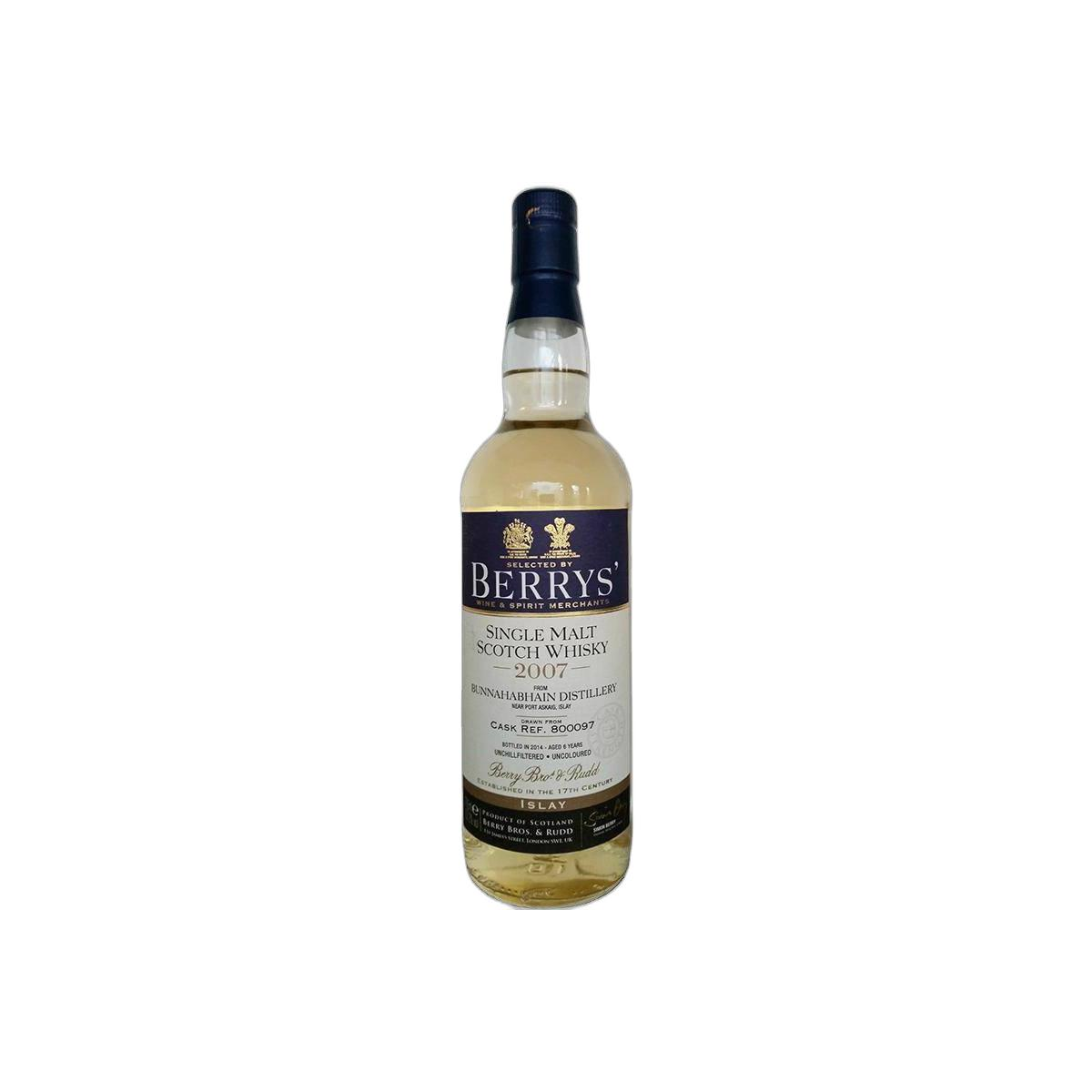 Bunnahabhain 2007 6 Years Single Malt Whisky