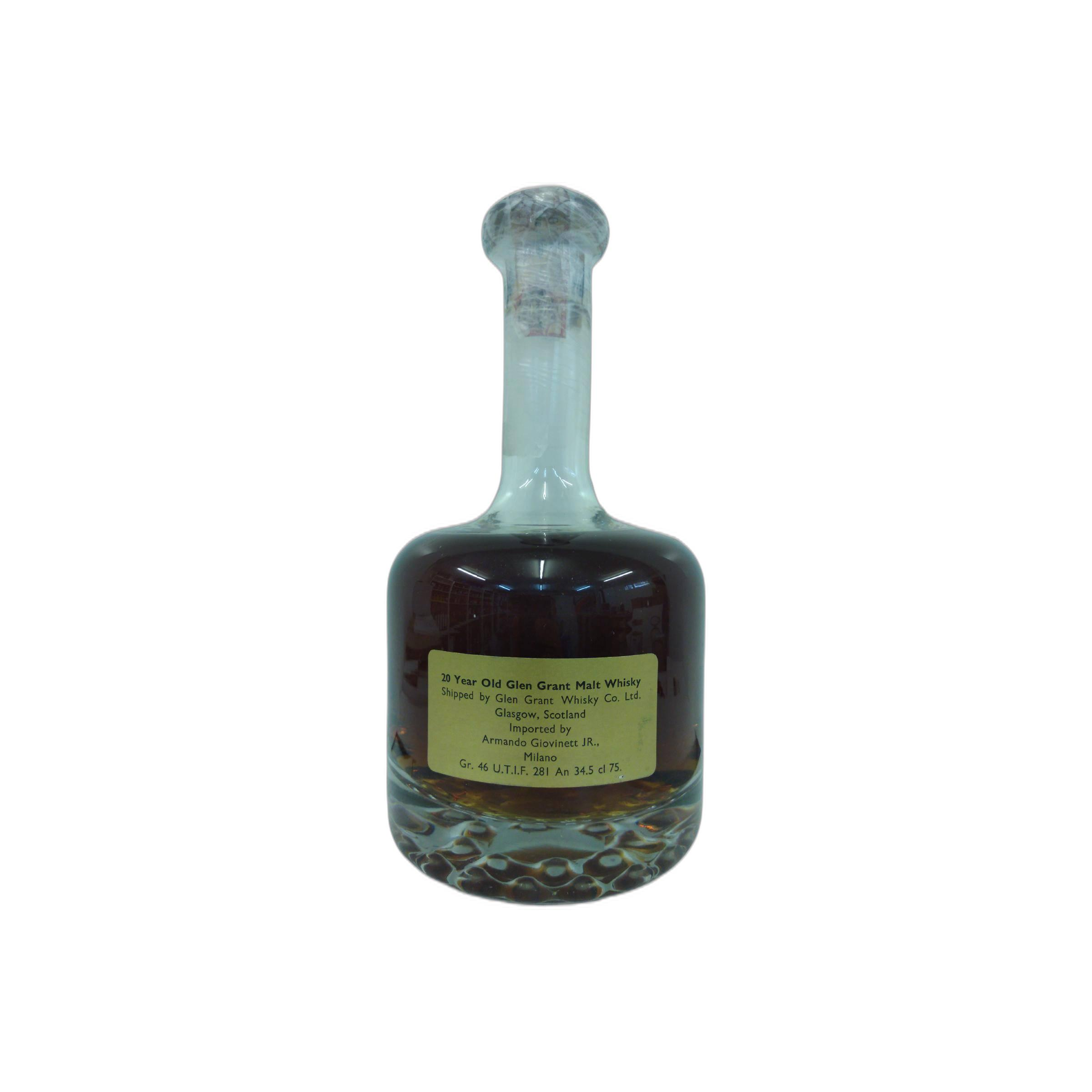 Glen Grant 20 Years Single Malt Whisky