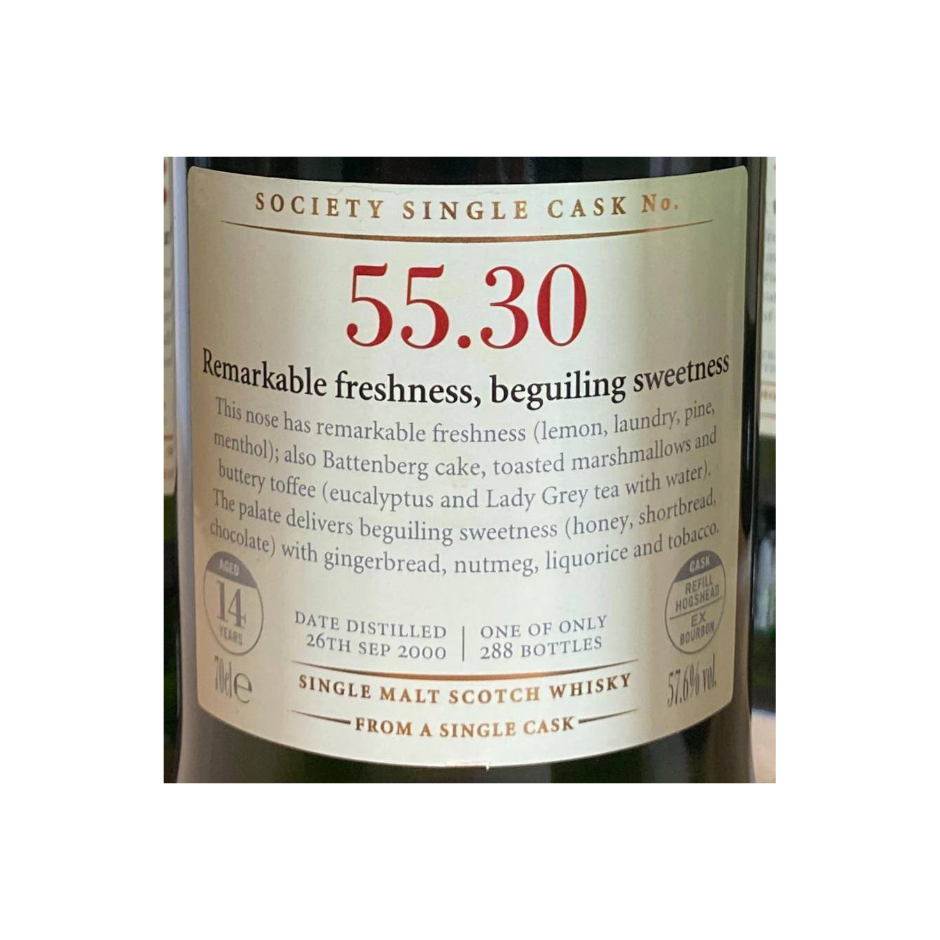 The Scotch Malt Whisky Society 2000 14 Years Single Malt Whisky