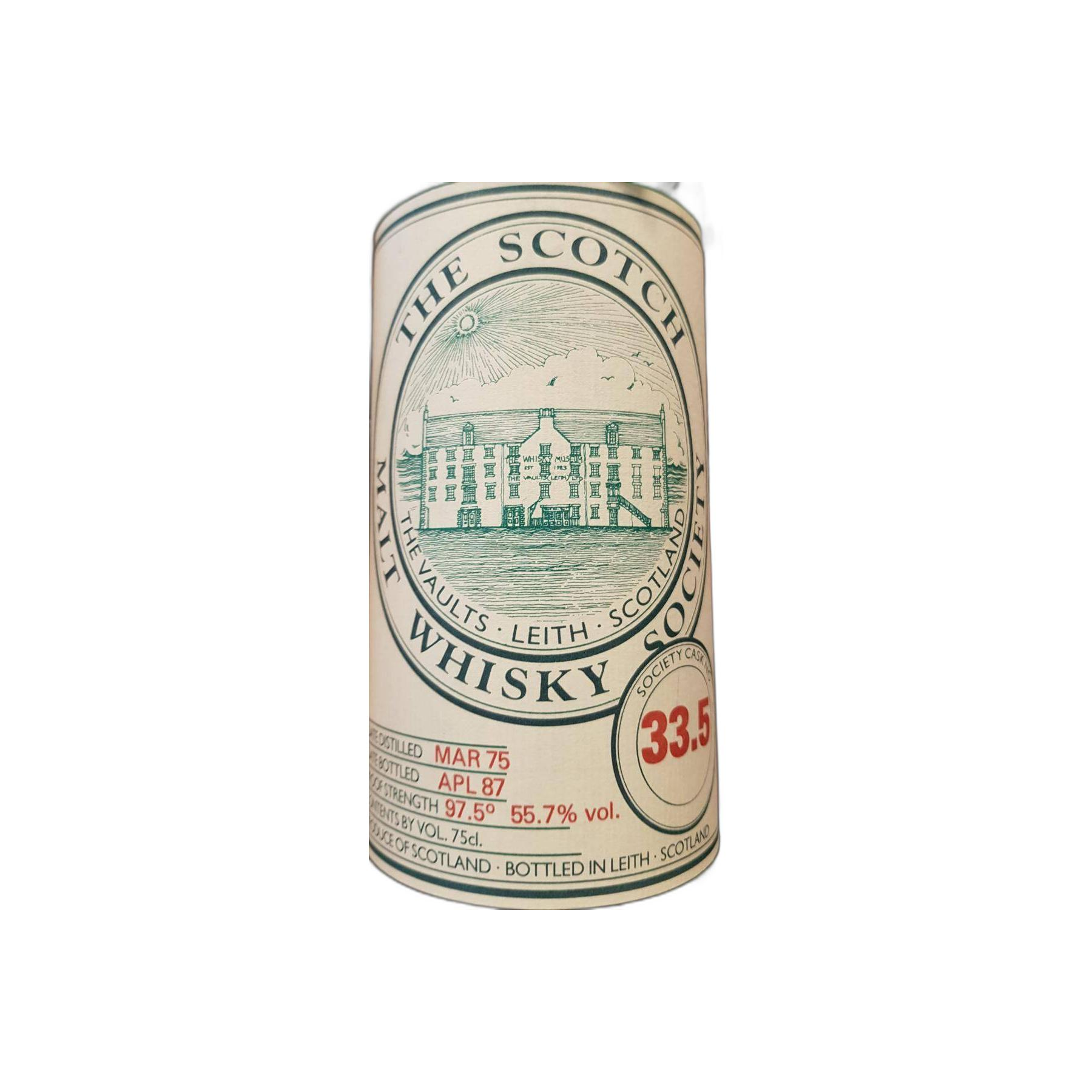 The Scotch Malt Whisky Society 1975 12 Years Single Malt Whisky