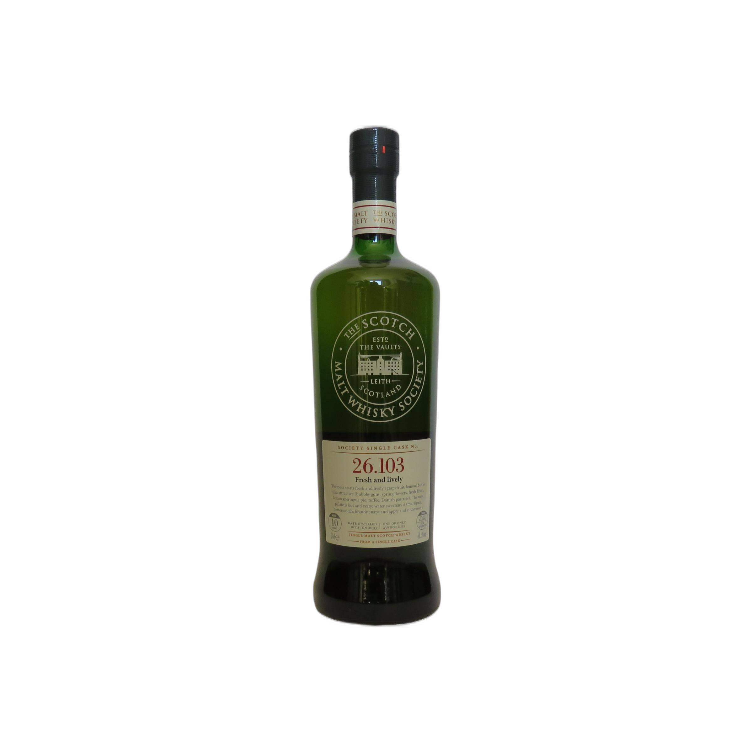 The Scotch Malt Whisky Society 2003 10 Years Single Malt Whisky