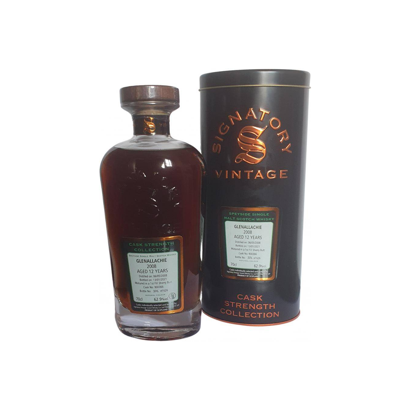 The GlenAllachie Cask Strength Collection 2008 12 Years Single Malt Whisky 2