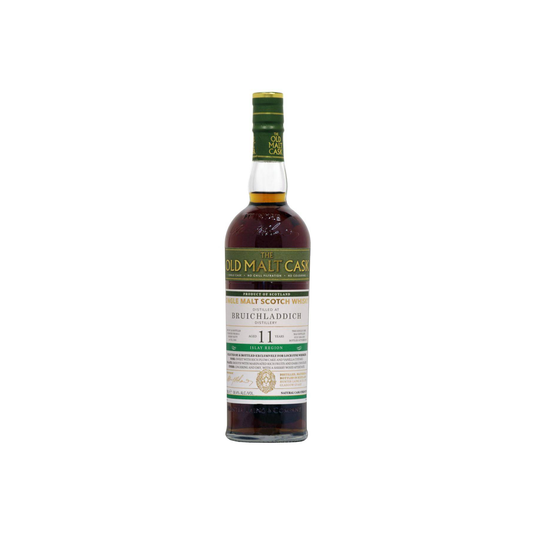 Bruichladdich Old Malt Cask 2004 11 Years Single Malt Whisky