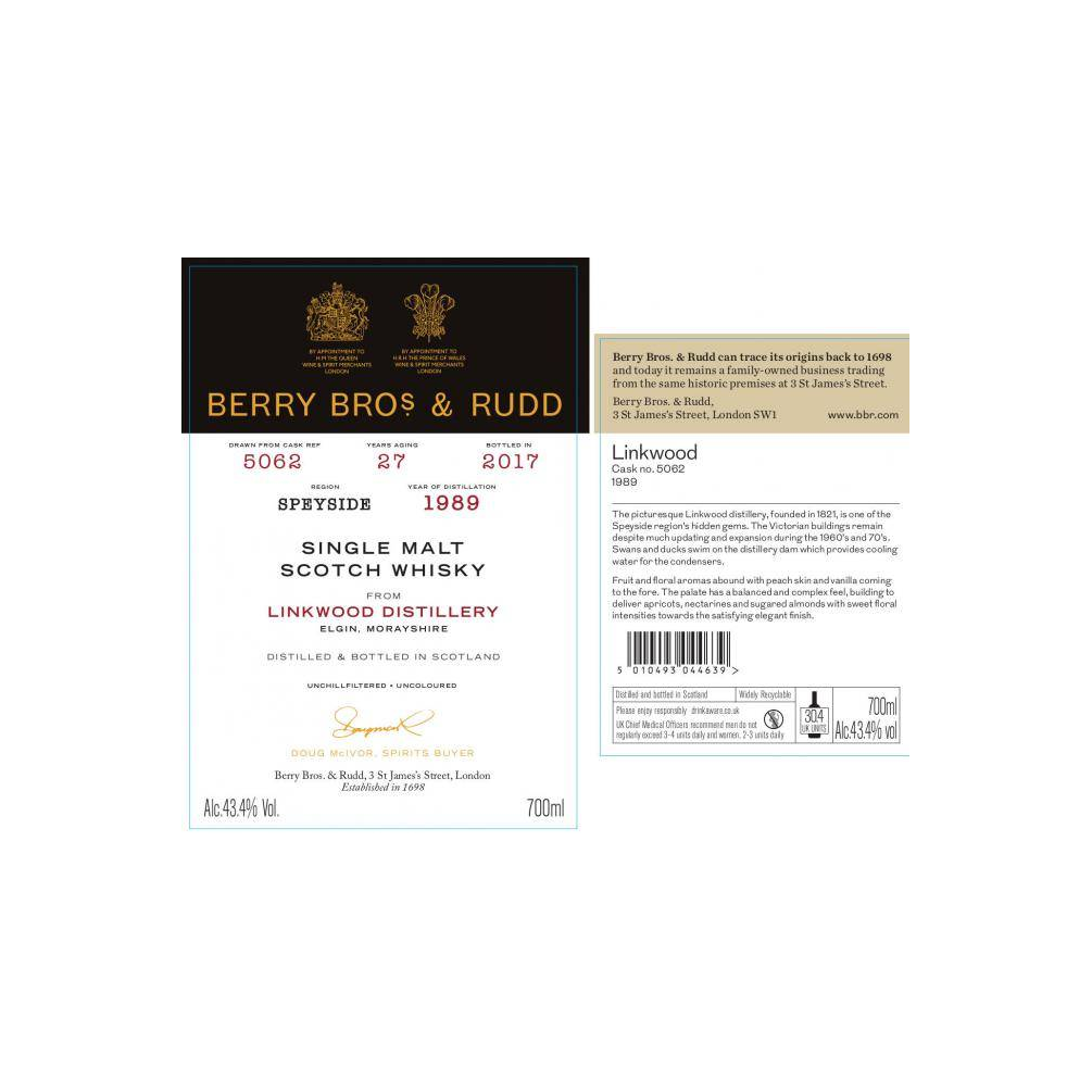 Linkwood 1989 27 Years Single Malt Whisky