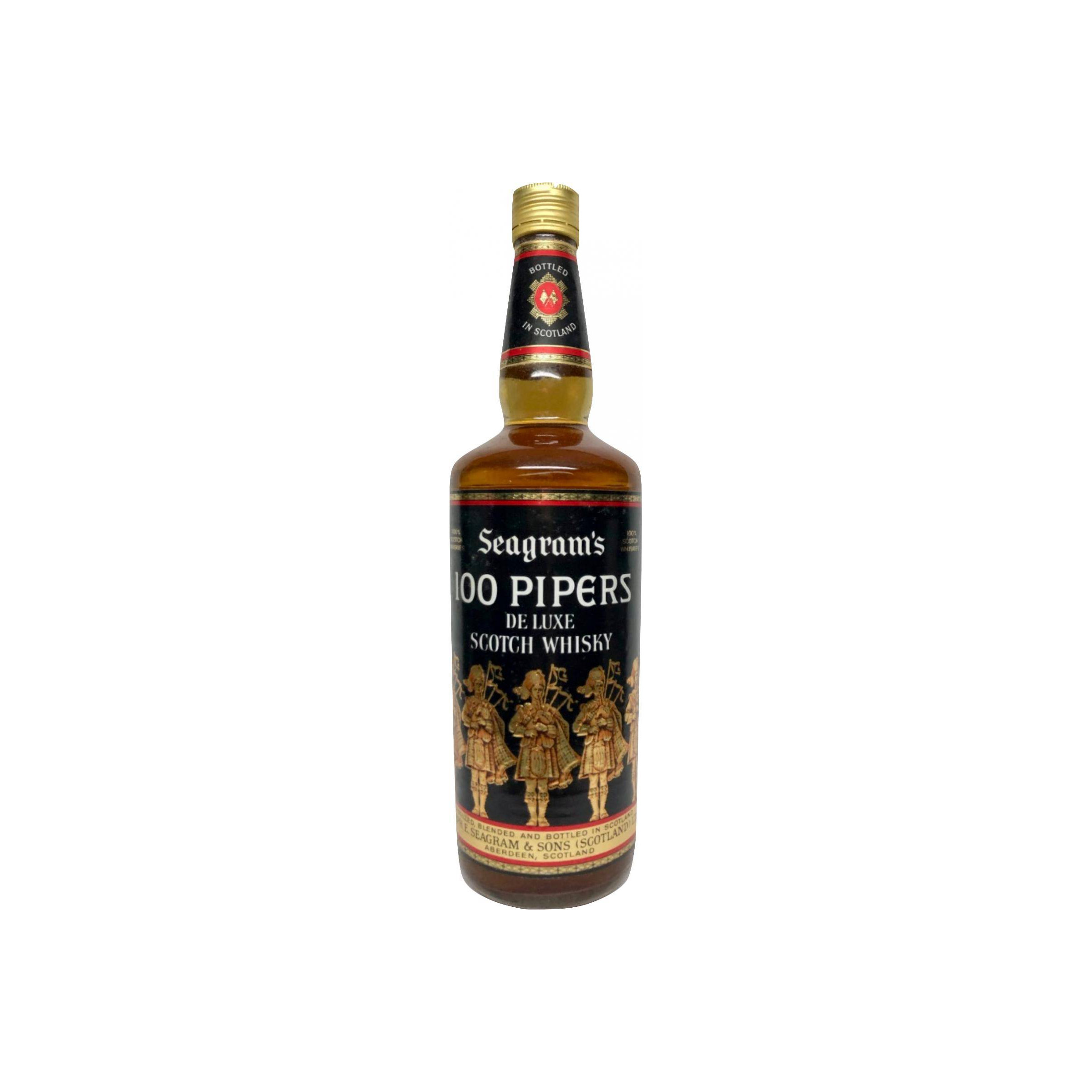 100 Pipers De Luxe Scotch Whisky