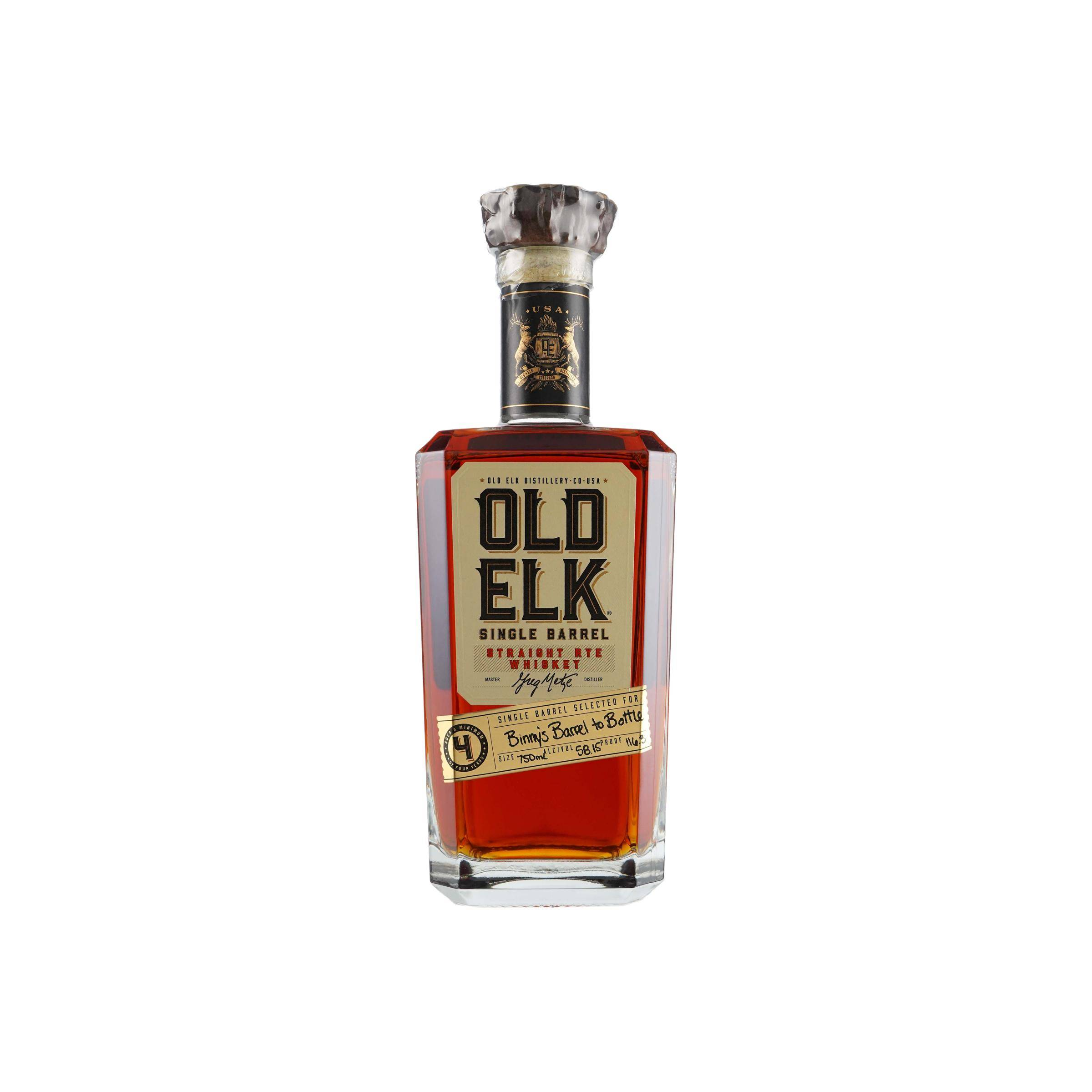 Old Elk Straight Rye Whiskey