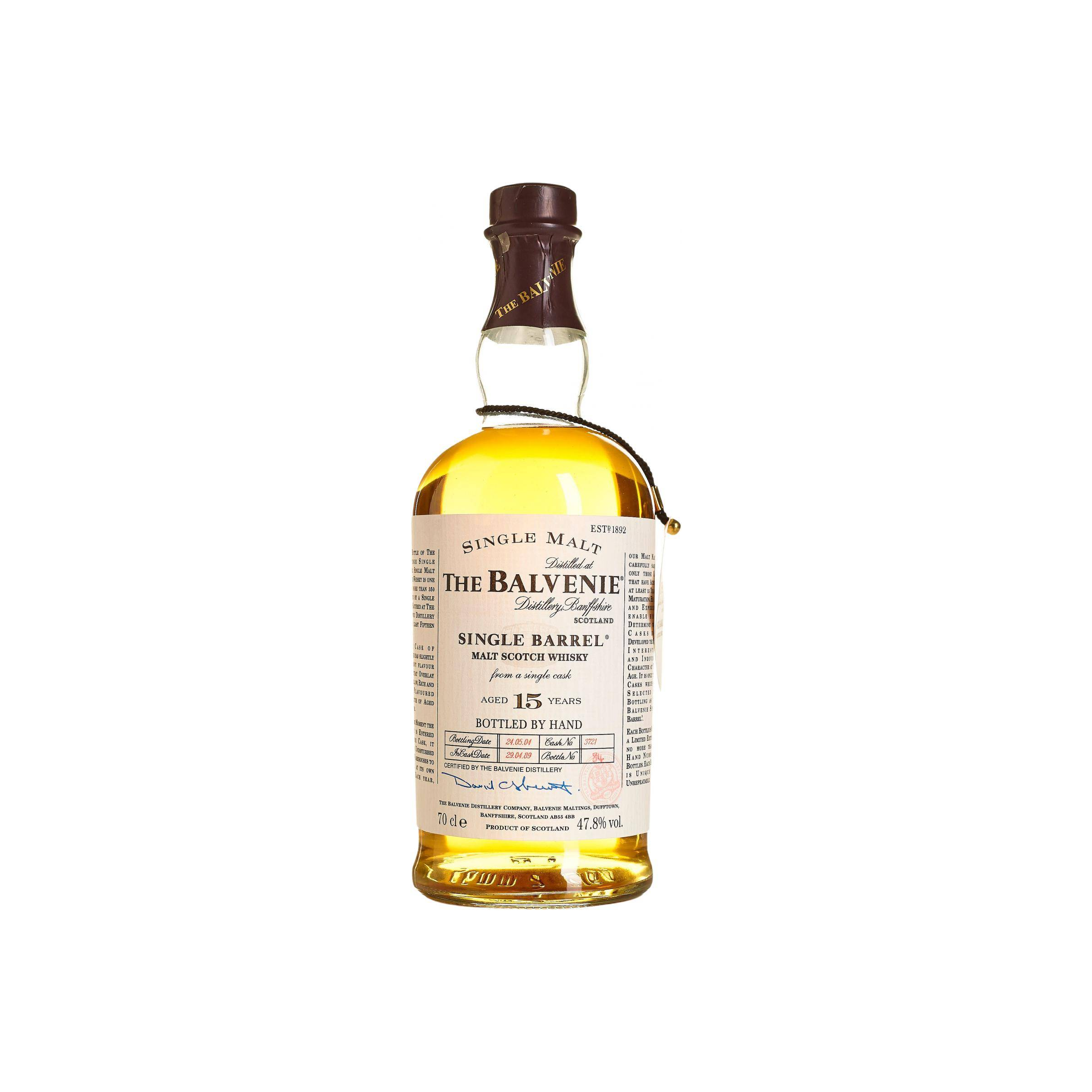 The Balvenie Single Cask 1989 15 Years Single Malt Whisky