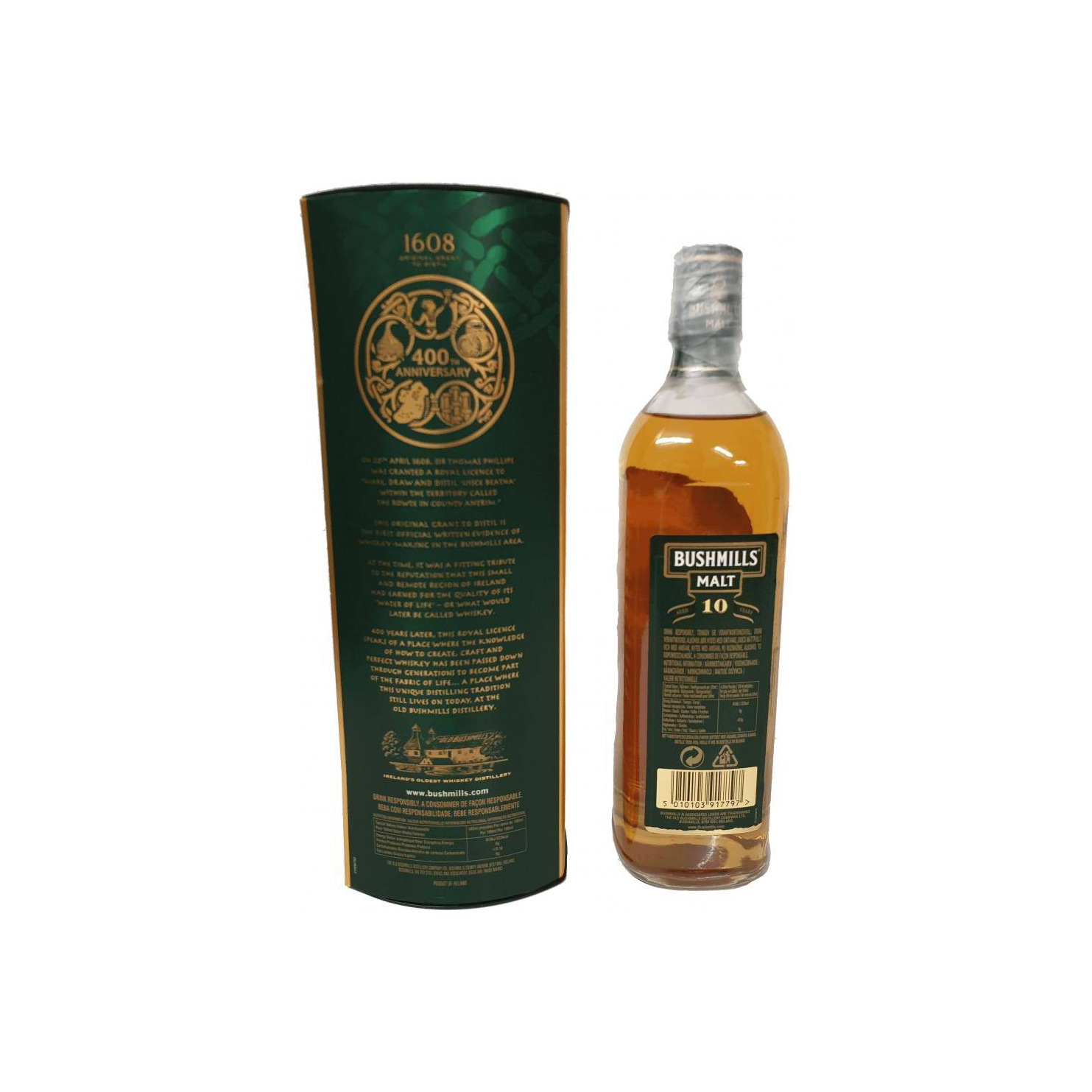 Bushmills 10 Years Single Malt Whisky 3