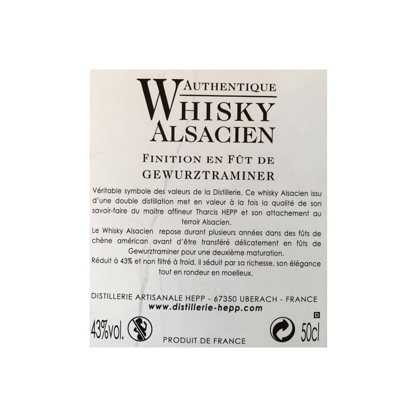 Hepp Whisky Alsacien