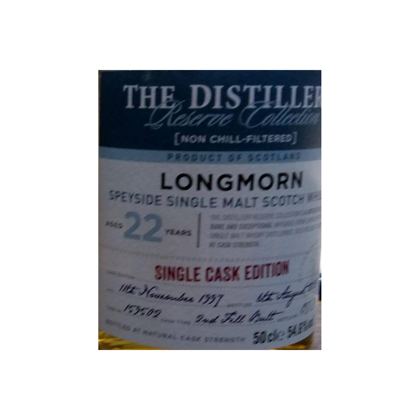 Longmorn 1997 22 Years Single Malt Whisky