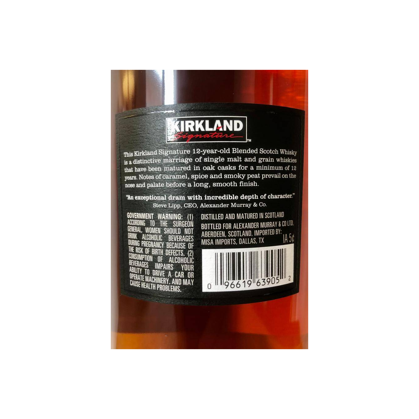 Kirkland Signature 12-year-old AMC 2