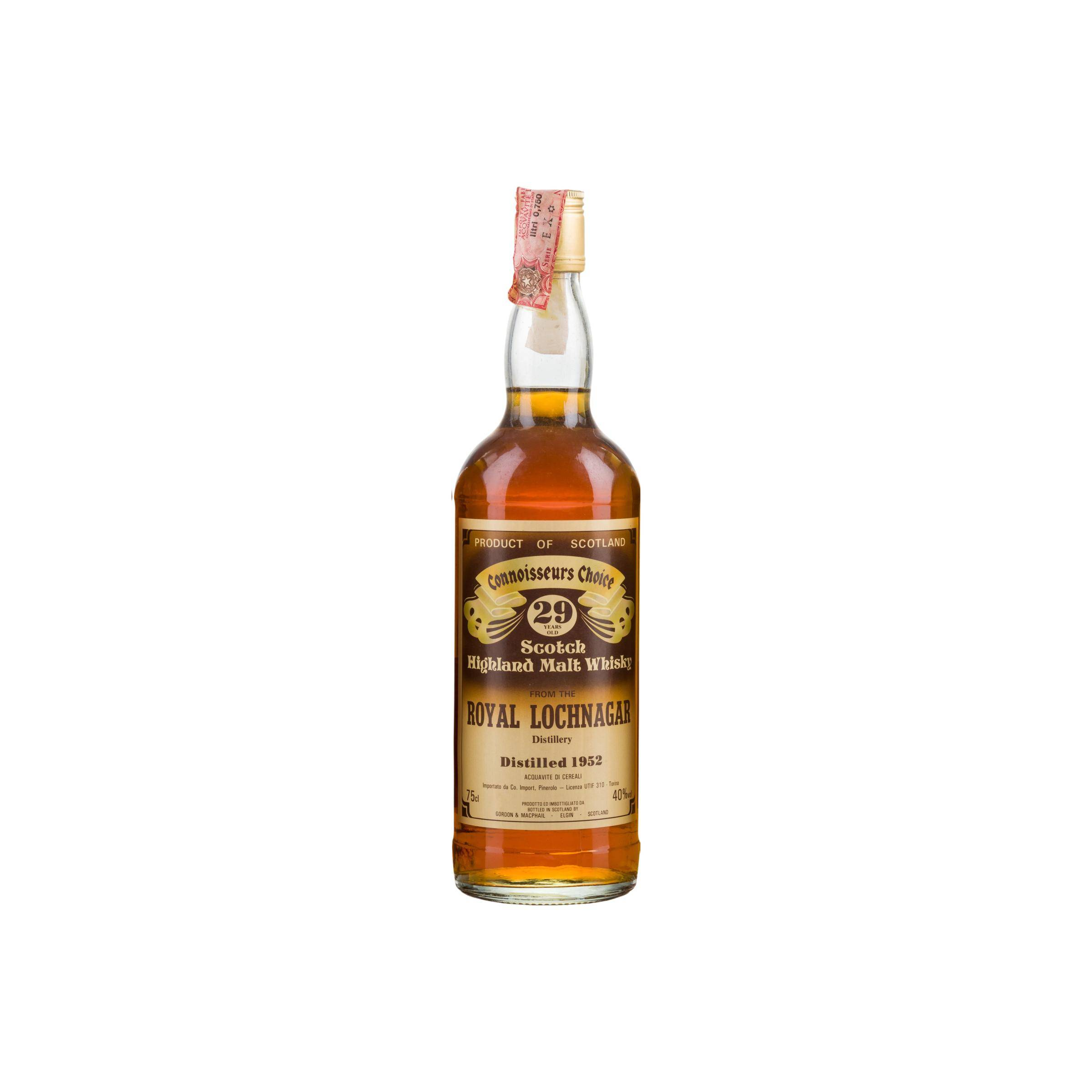 Royal Lochnagar Connoisseurs Choice 1952 29 Years Single Malt Whisky