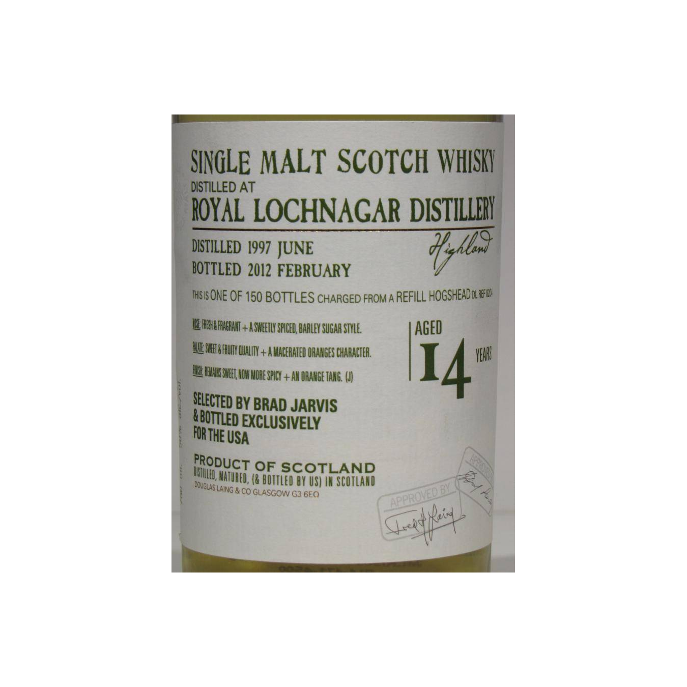 Royal Lochnagar Old Malt Cask 1997 14 Years Single Malt Whisky 3