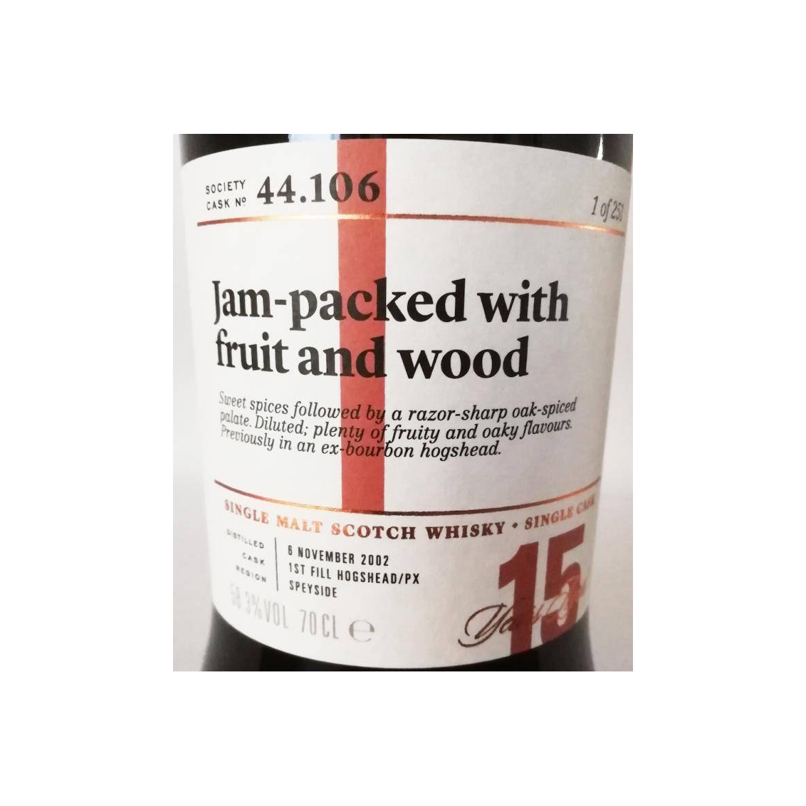 The Scotch Malt Whisky Society 2002 15 Years Single Malt Whisky 2