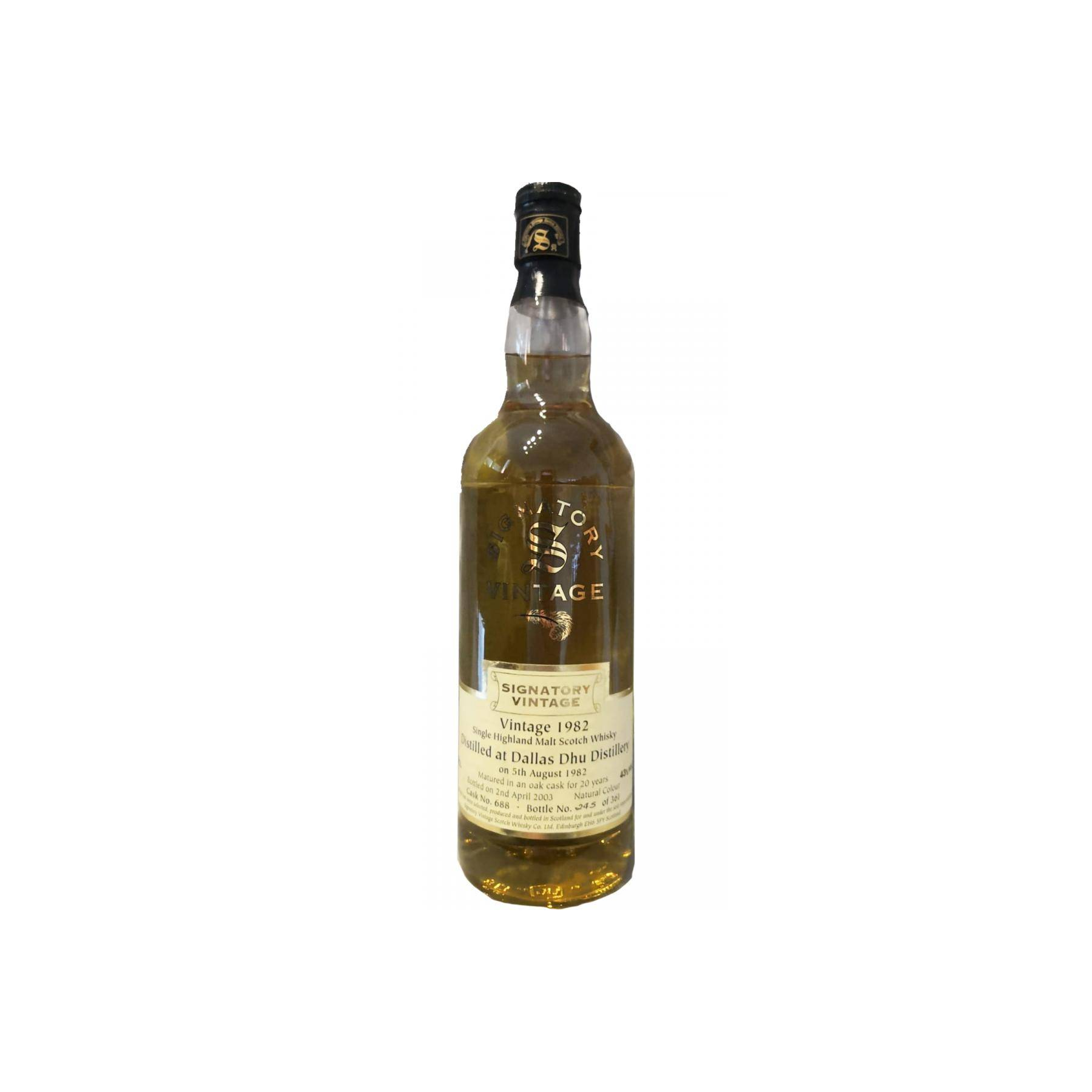Dallas Dhu Vintage Collection 1982 20 Years Single Malt Whisky
