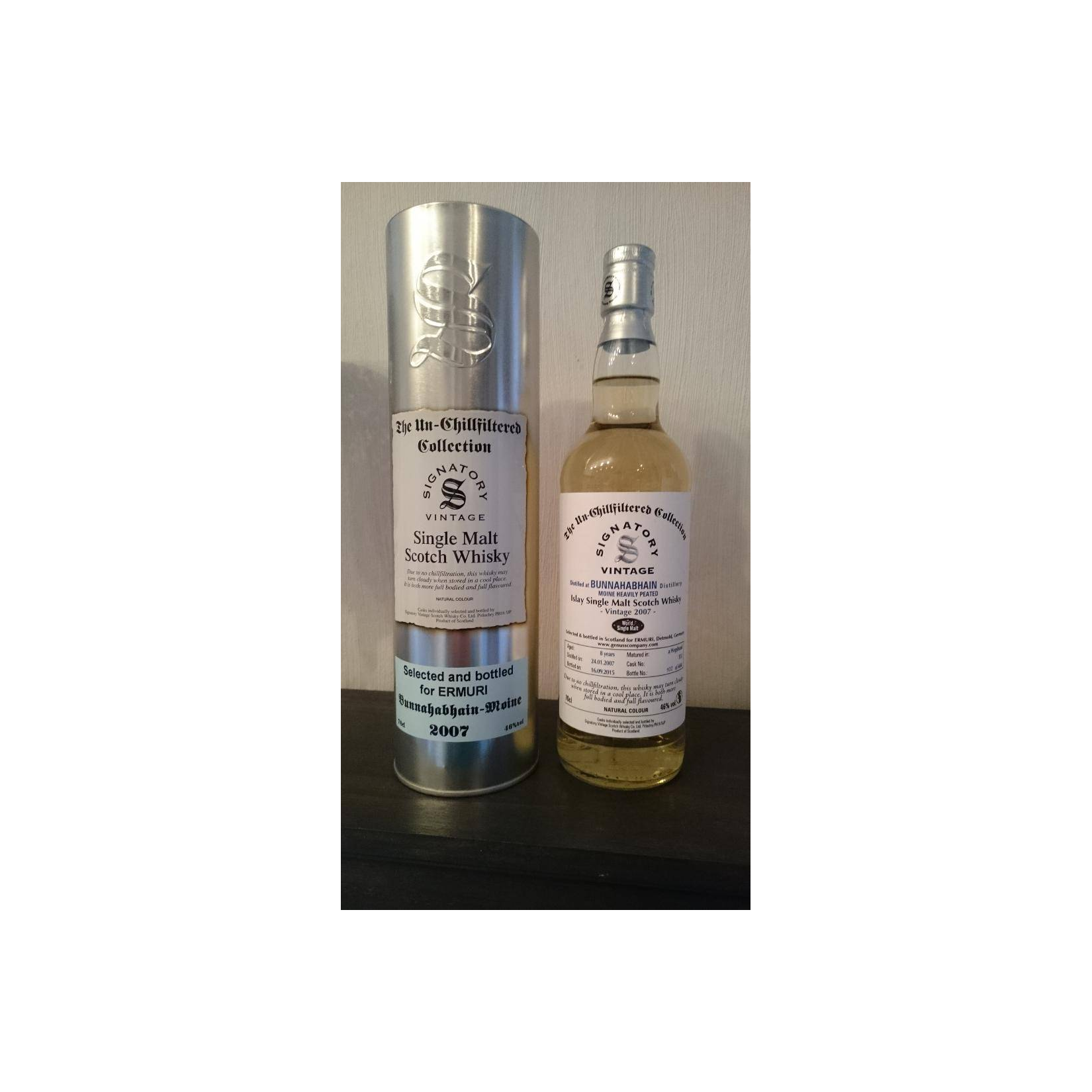 Bunnahabhain The Un-Chillfiltered Collection 2007 8 Years Single Malt Whisky 2