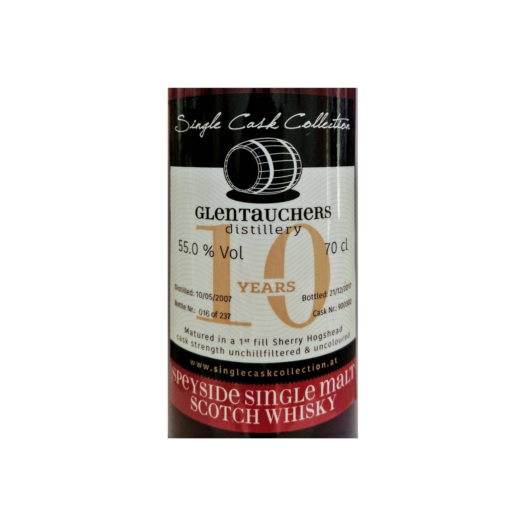 Glentauchers 2007 10 Years Single Malt Whisky 2