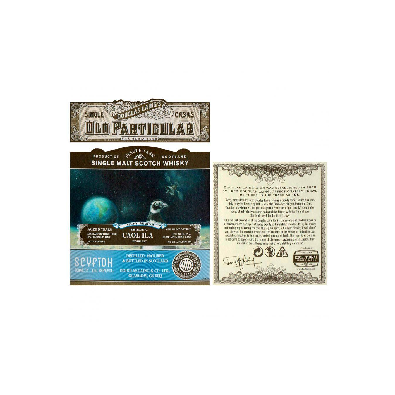 Caol Ila Old Particular 2010 9 Years Single Malt Whisky 3
