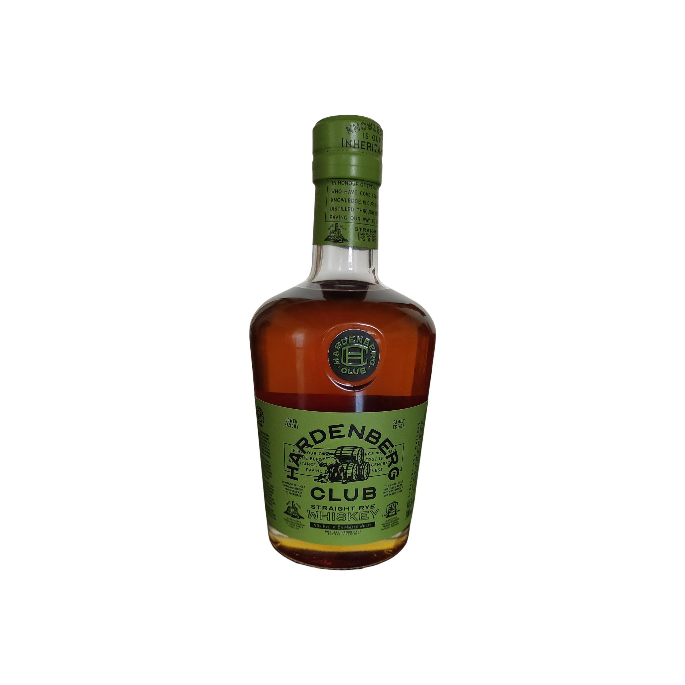 Hardenberg Club Straight Rye Whiskey