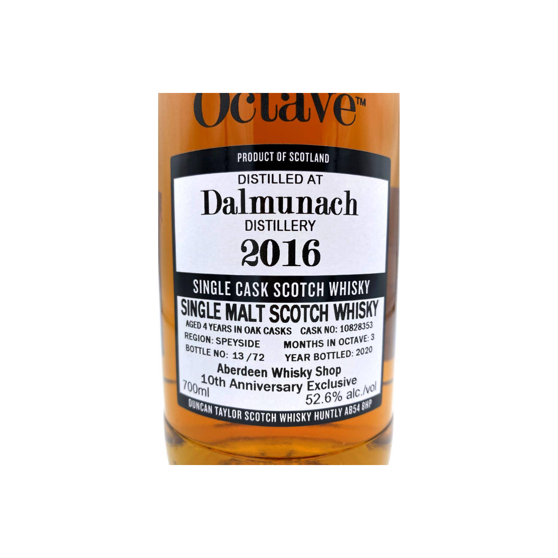 Dalmunach The Octave 2016 4 Years Single Malt Whisky 2