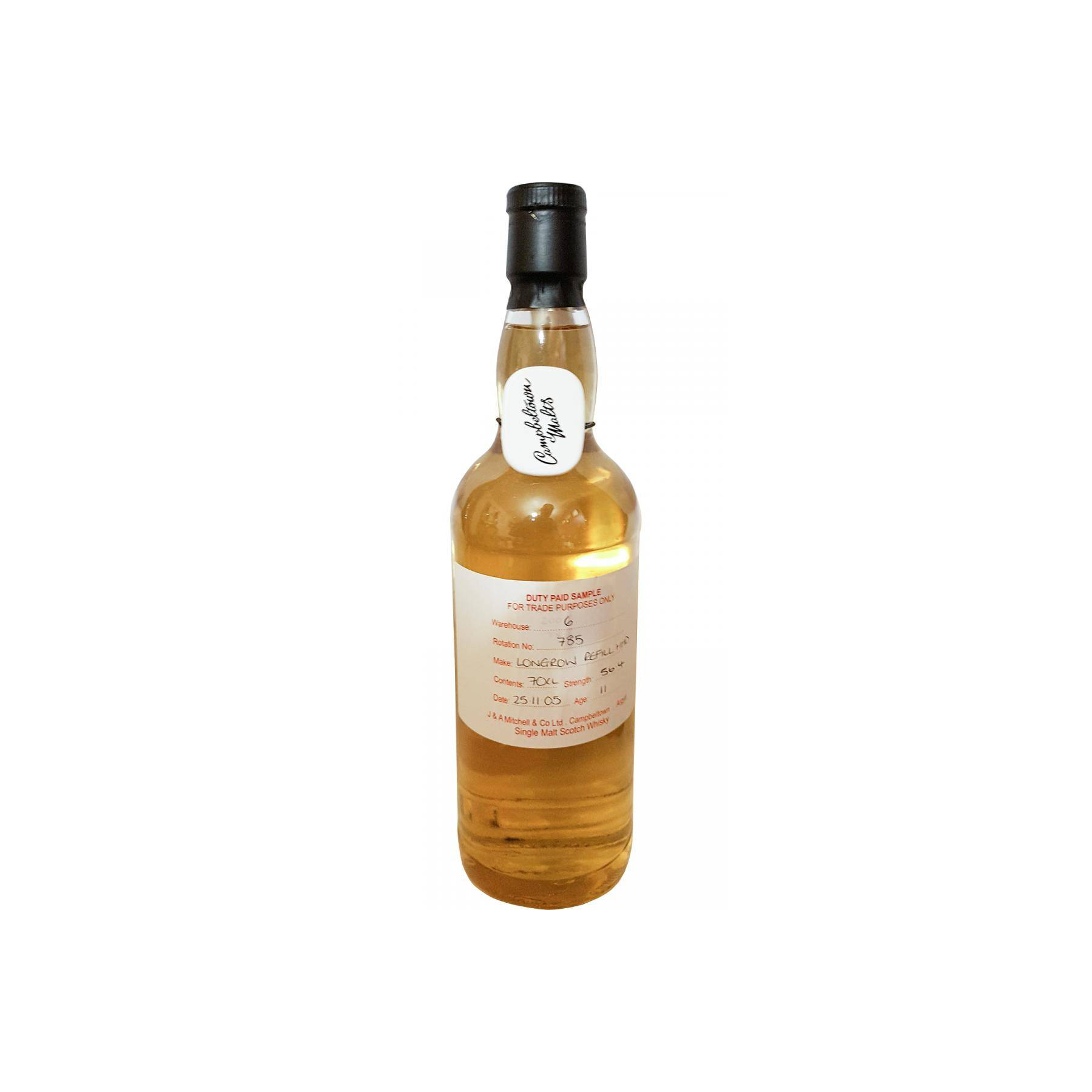 Longrow Duty Paid Sample - For Trade Purposes Only 2005 11 Years Single Malt Whisky