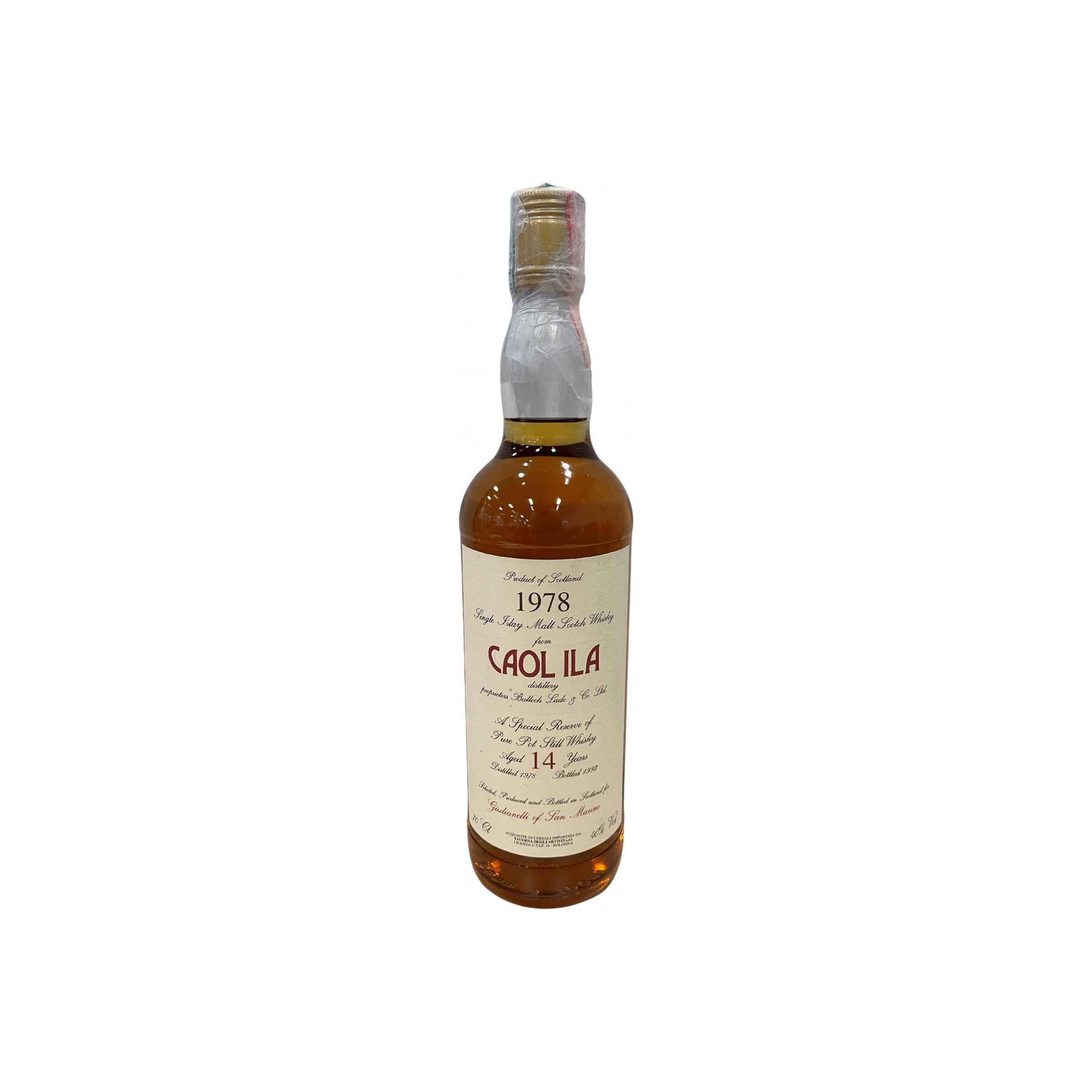 Caol Ila 1978 14 Years Single Malt Whisky