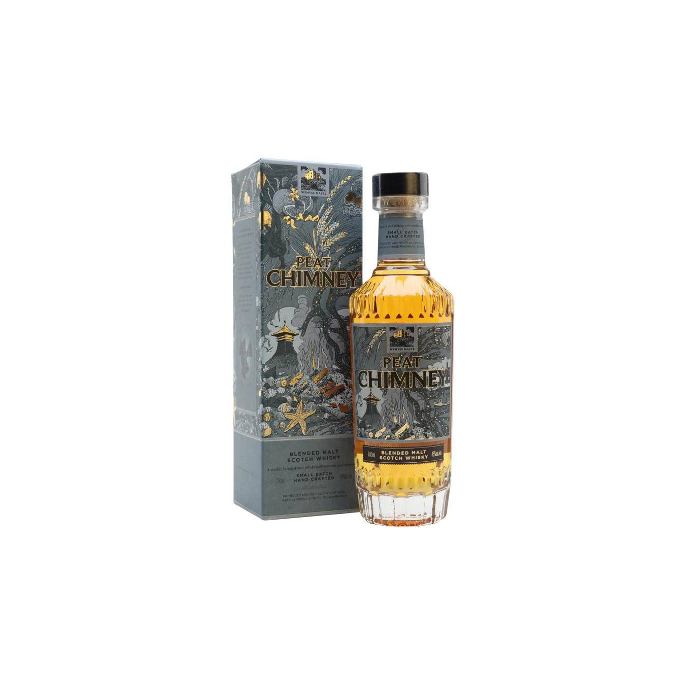 Peat Chimney Blended Malt Scotch Whisky Wy 3